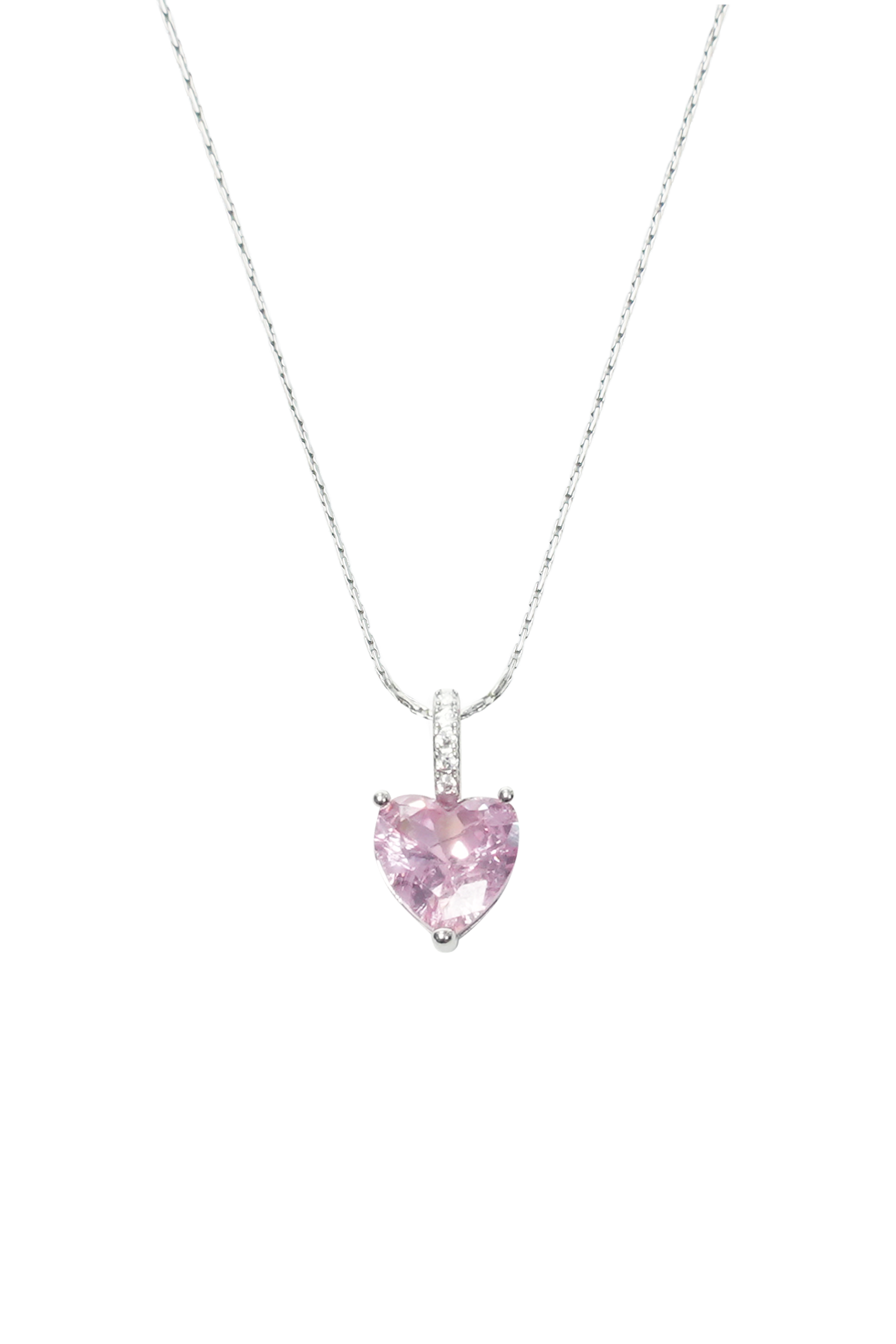 The Classy Glow Glam Heart Necklace