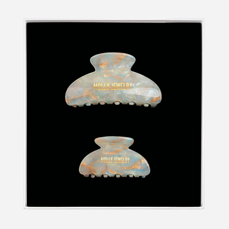 Molly Jewelry-Mini classic de hair claw clip Set-Ivy