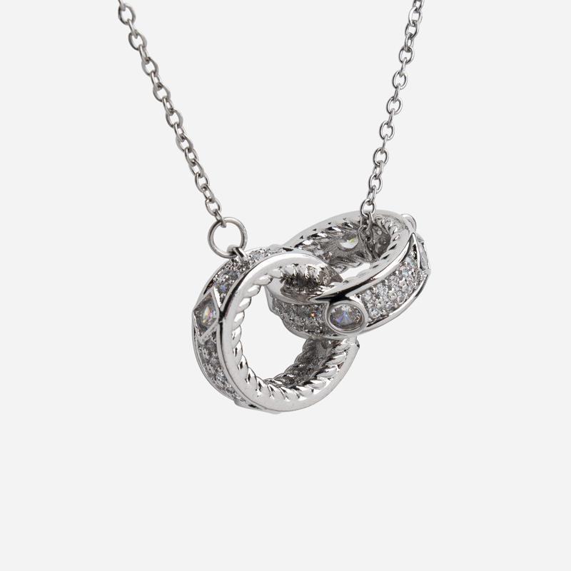 Molly Jewelry Glow Necklace (Silver)