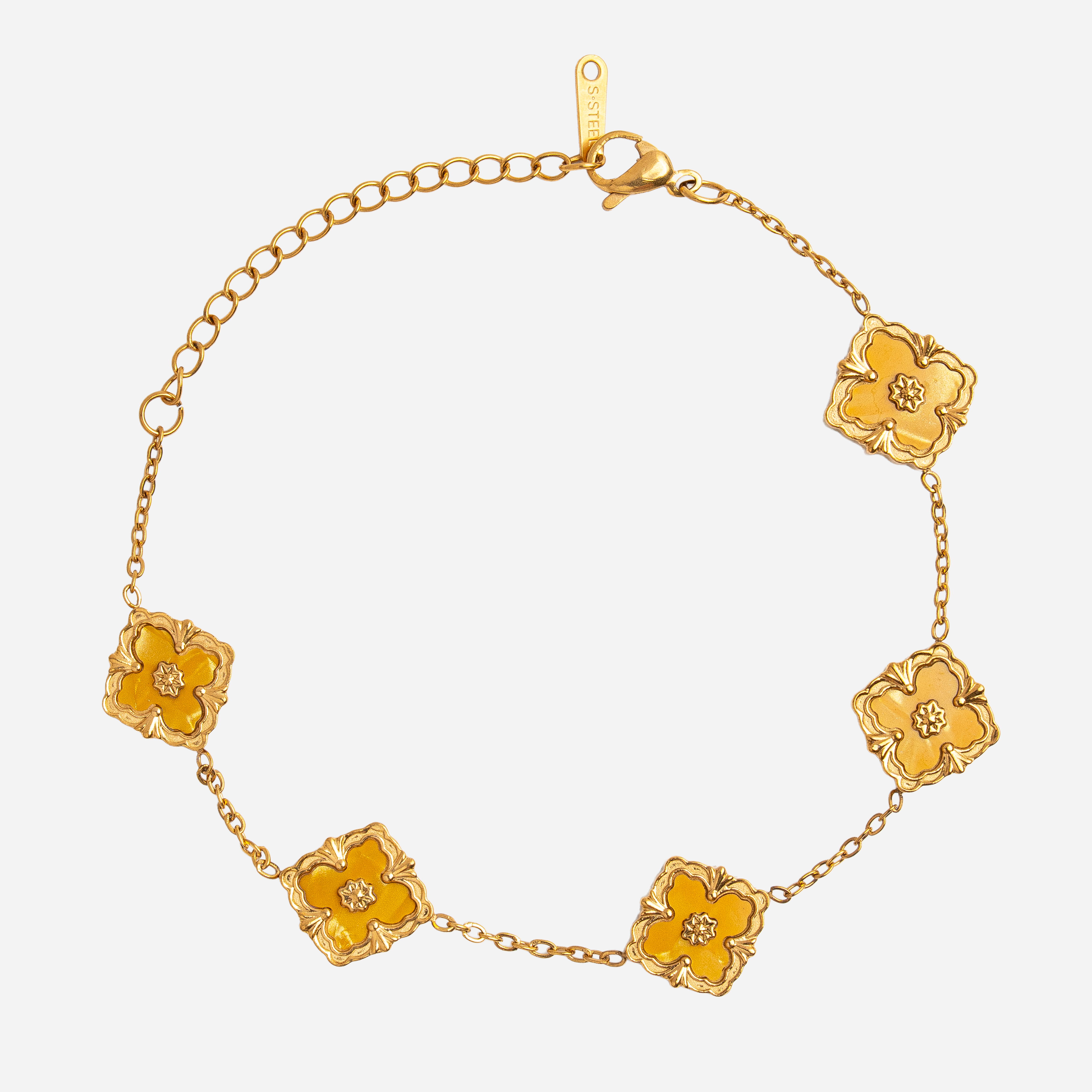 Molly Jewelry Lucky Gold Wristlet