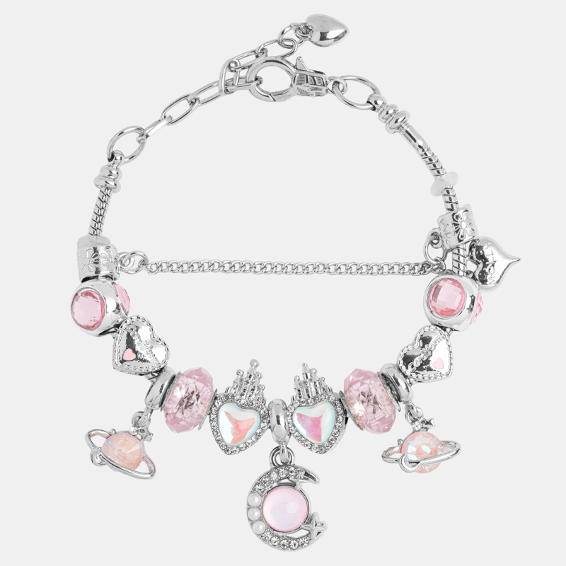 Molly Charm Silver Crescent