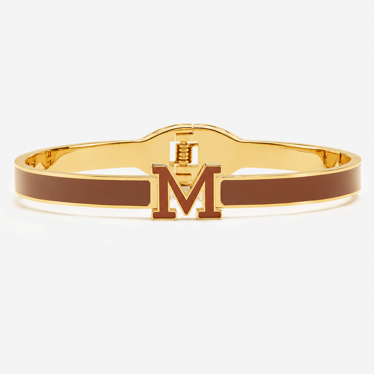Molly M-Link Bracelet -Gold-Cocoa