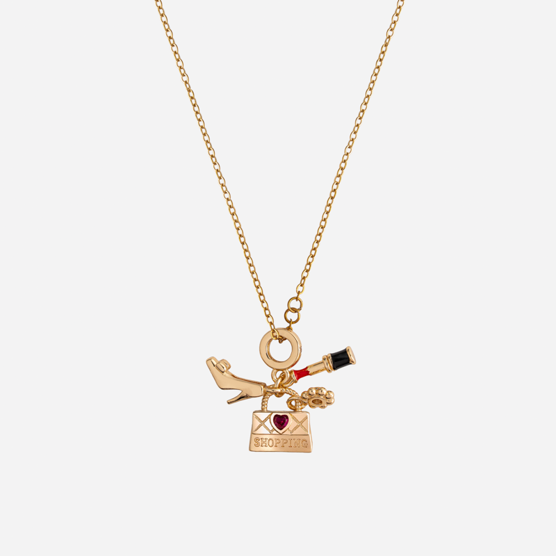 Molly Jewelry Glam Necklace (Gold)