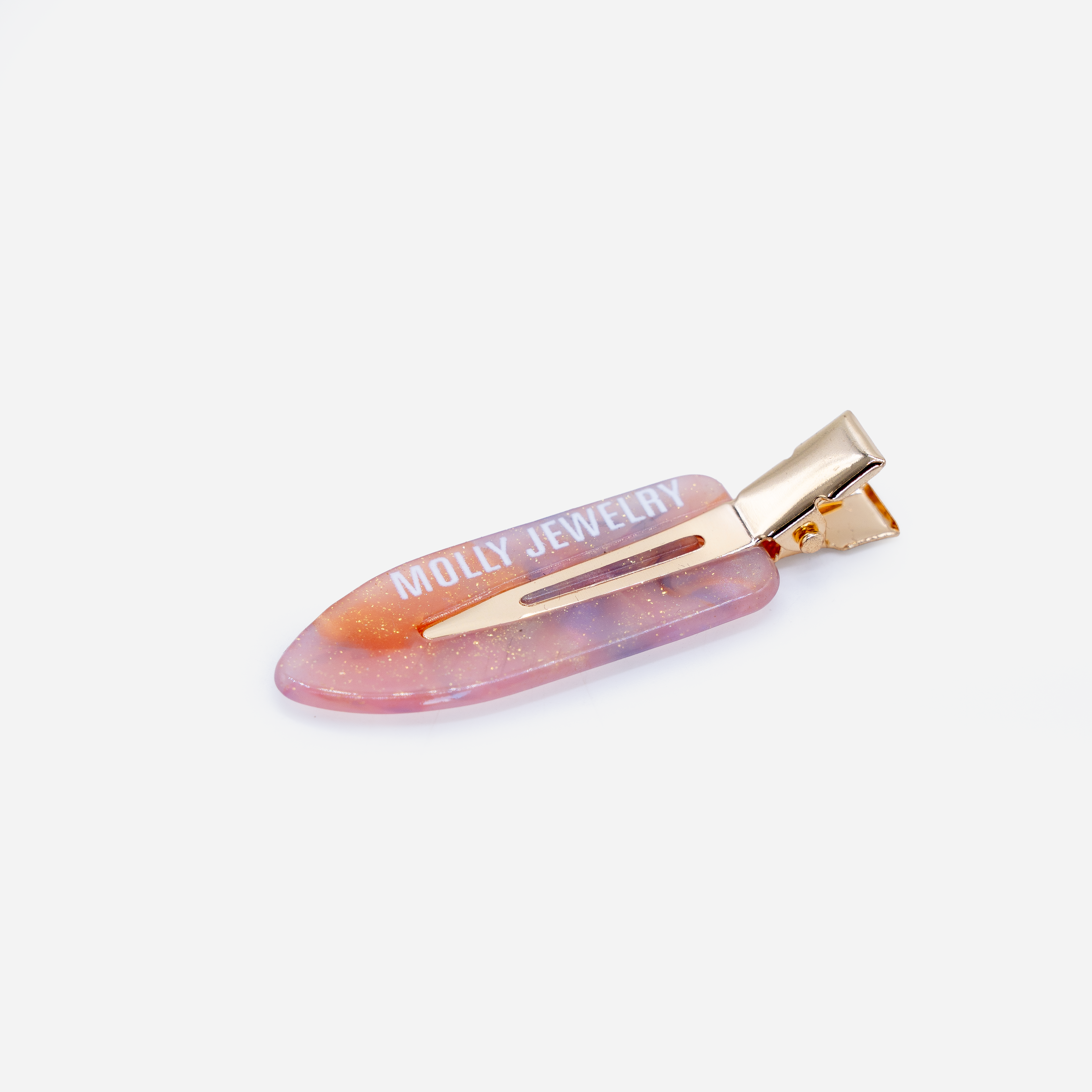 Backstage Glow Hair Clip-W.Pink