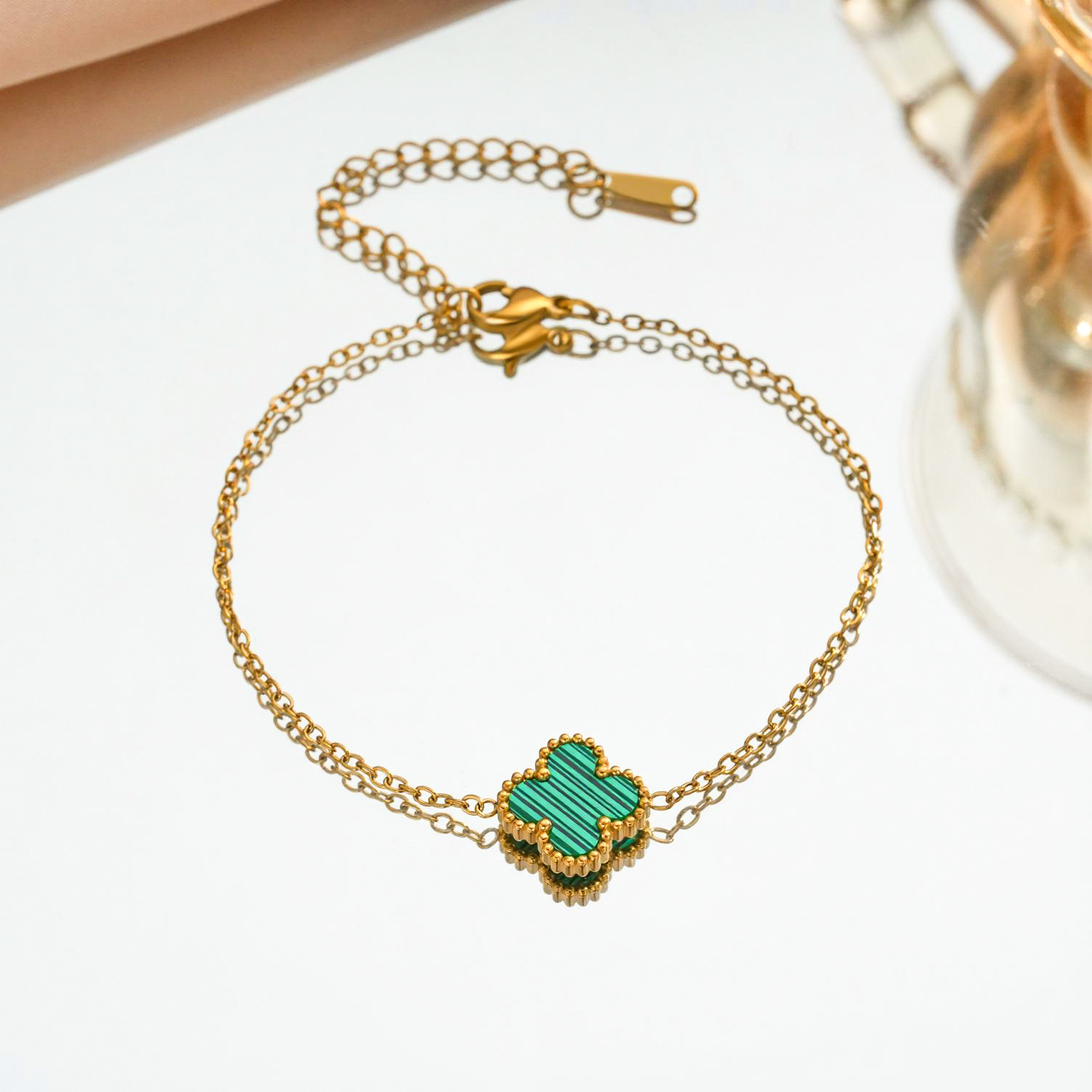 Molly Jewelry-Single Pendant-Bracelet-Green
