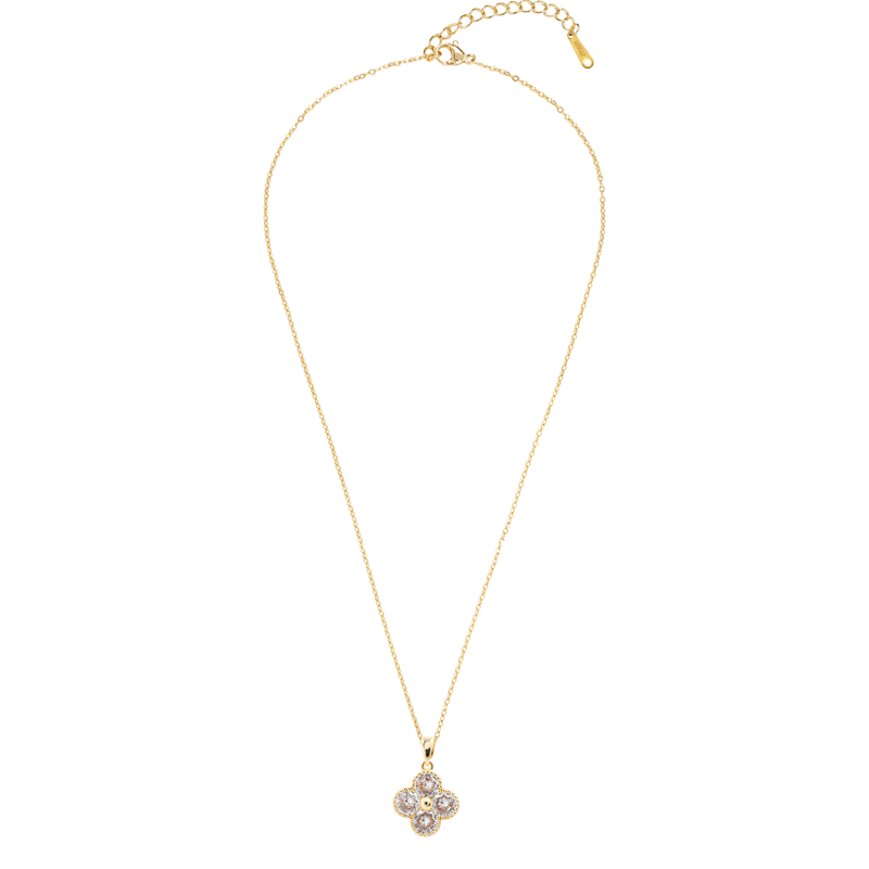 Molly Jewelry- Quatrefoil Pendant necklace