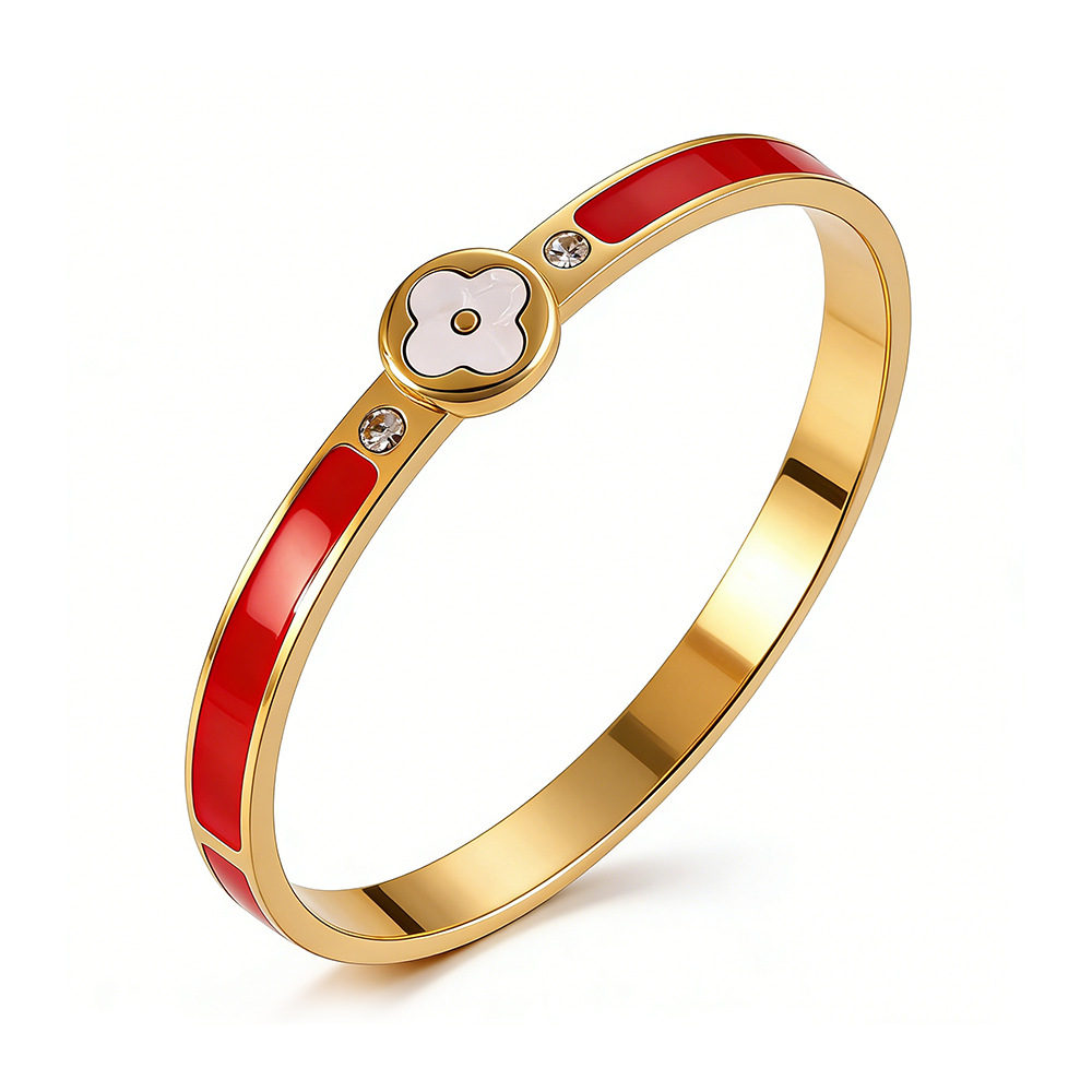 Molly Jewelry-Ruby Clover Luxe-Bracelet