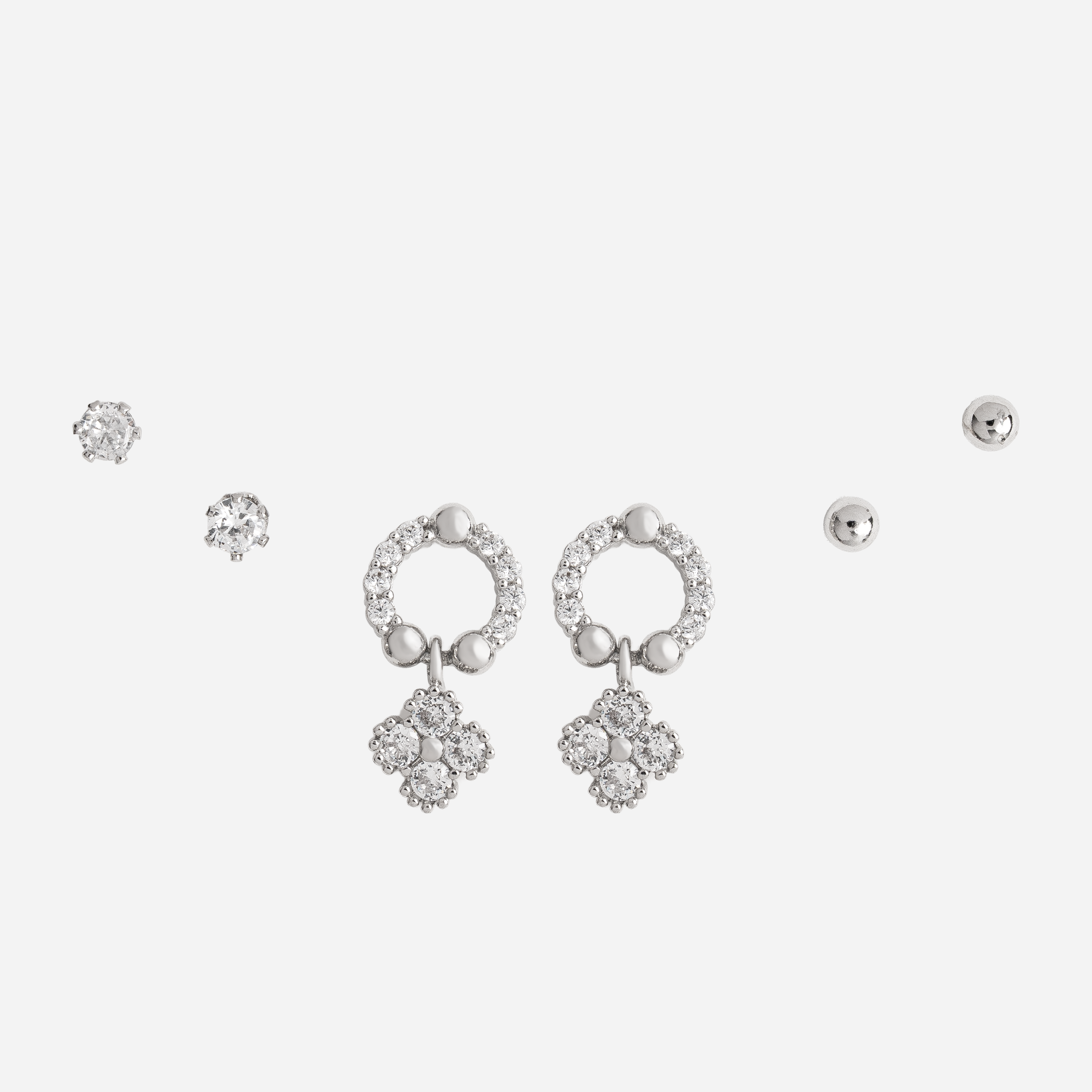 Molly Jewelry Charming Hoop Earring Set