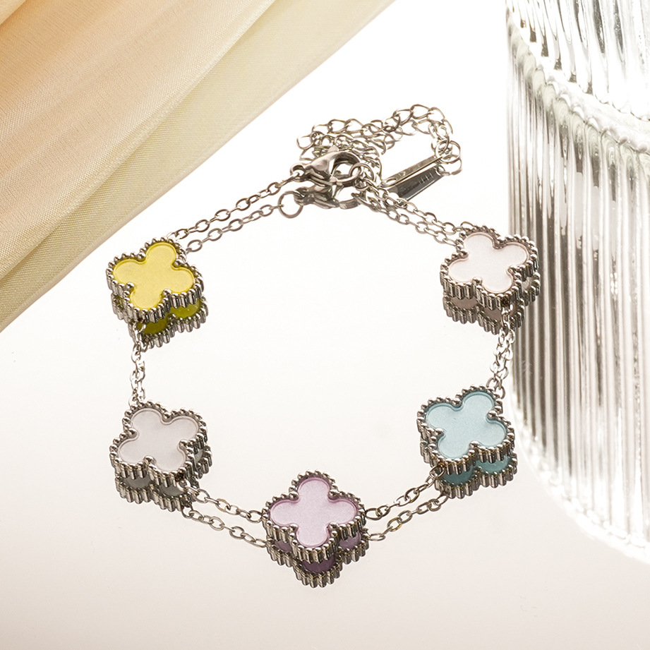 Molly Jewelry-Pastel colors-Bracelet-Silver