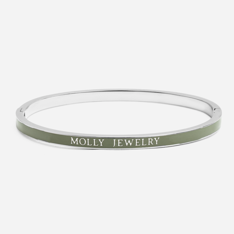 Molly Timeless Color Bracelet-Slive -Green