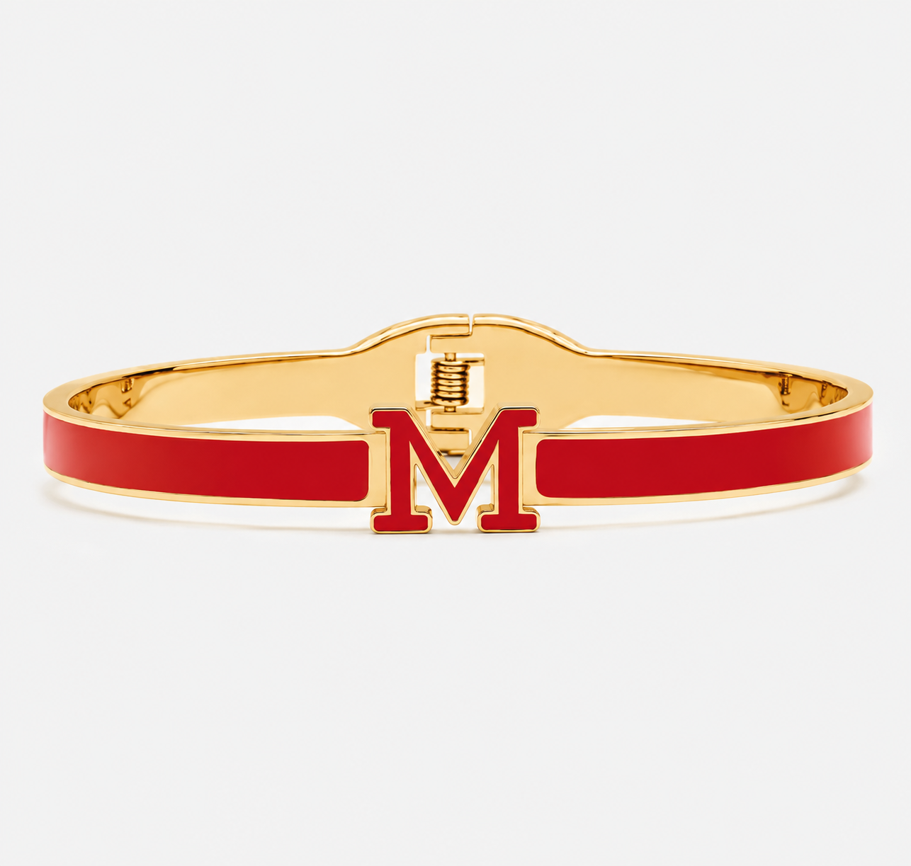 Molly M-Link Bracelet -Gold-Red