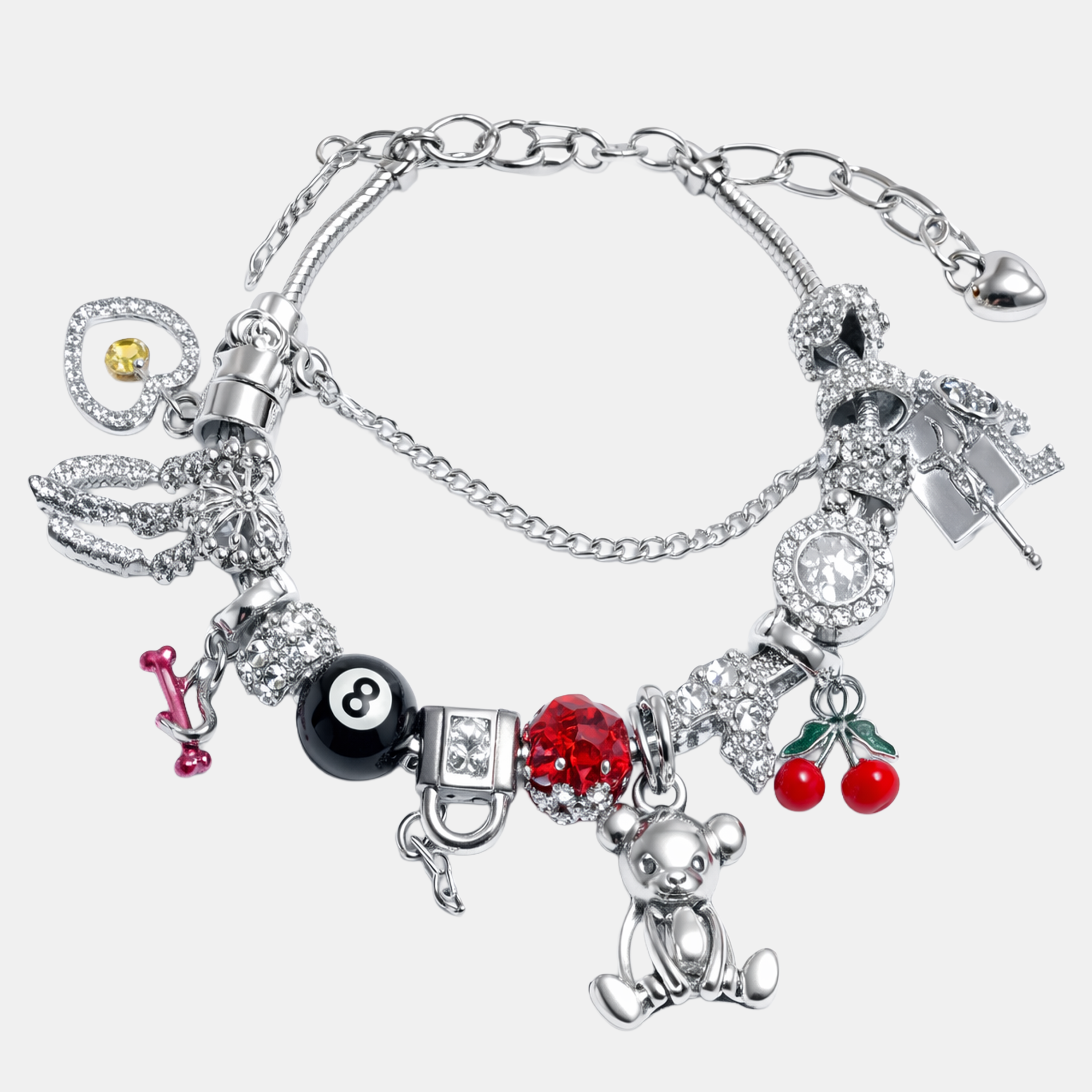 Molly Charm Punk Bear Chains