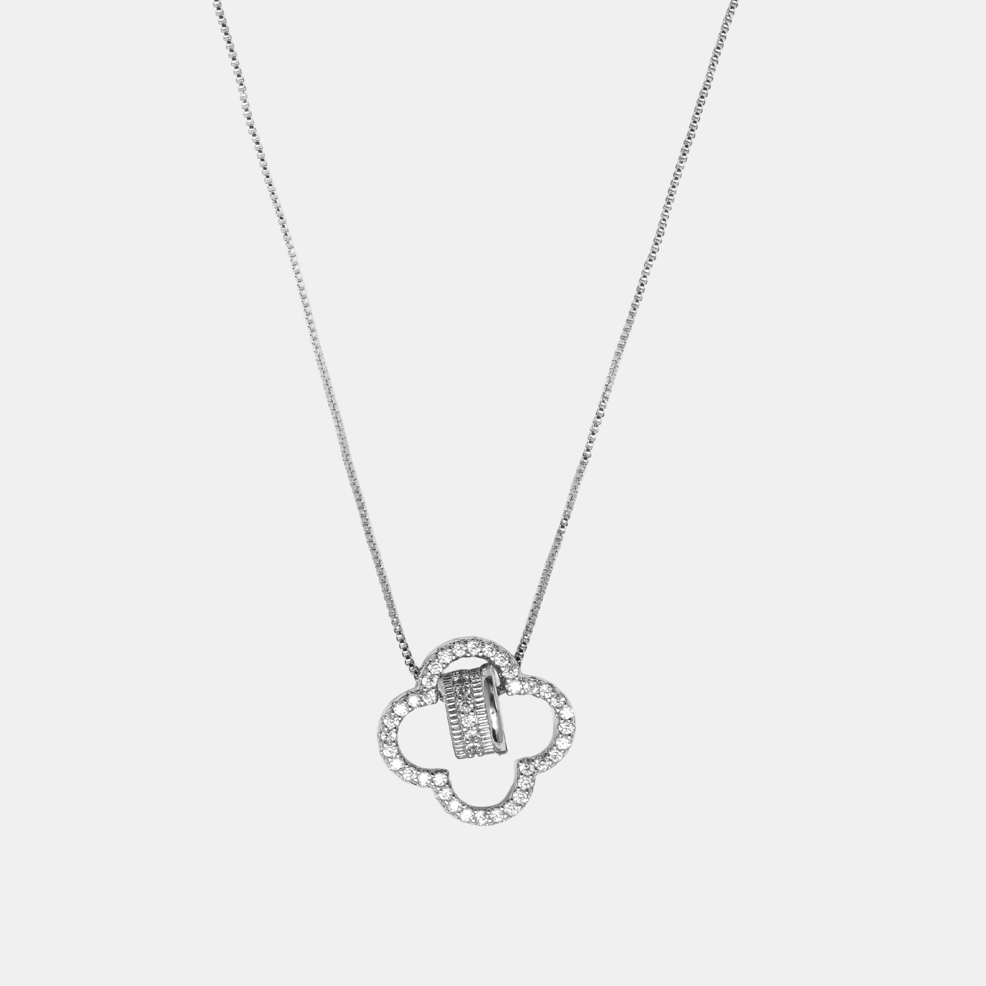 Molly Fleur de Vie -Necklace -Sliver