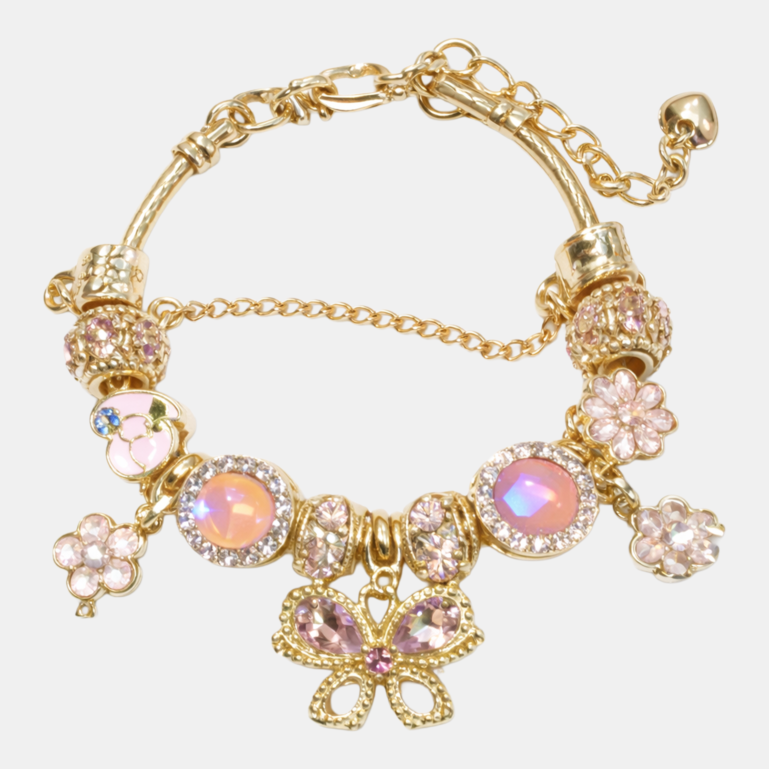 Molly Charm Golden Butterfly Bloom