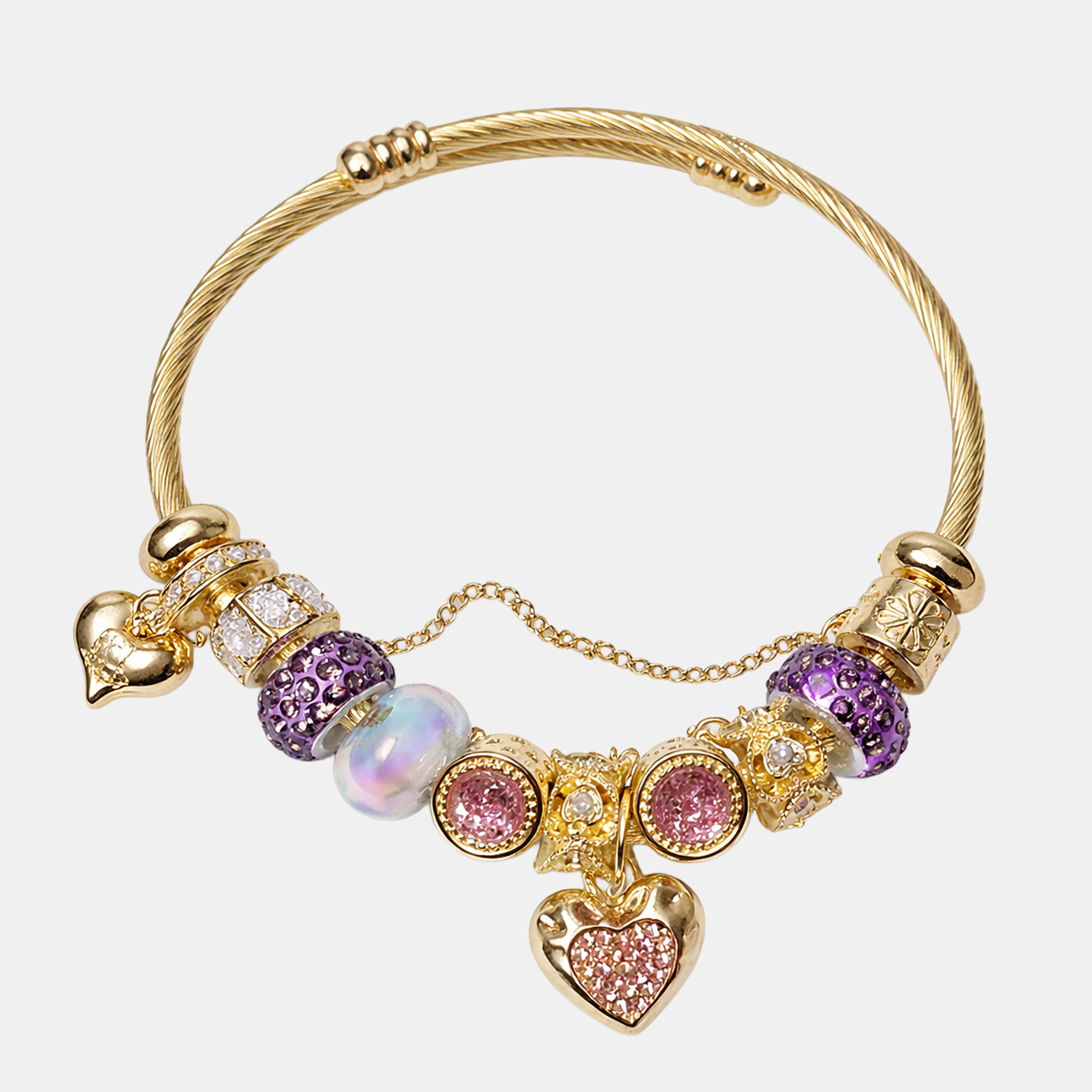 Molly Charm Gold Blue