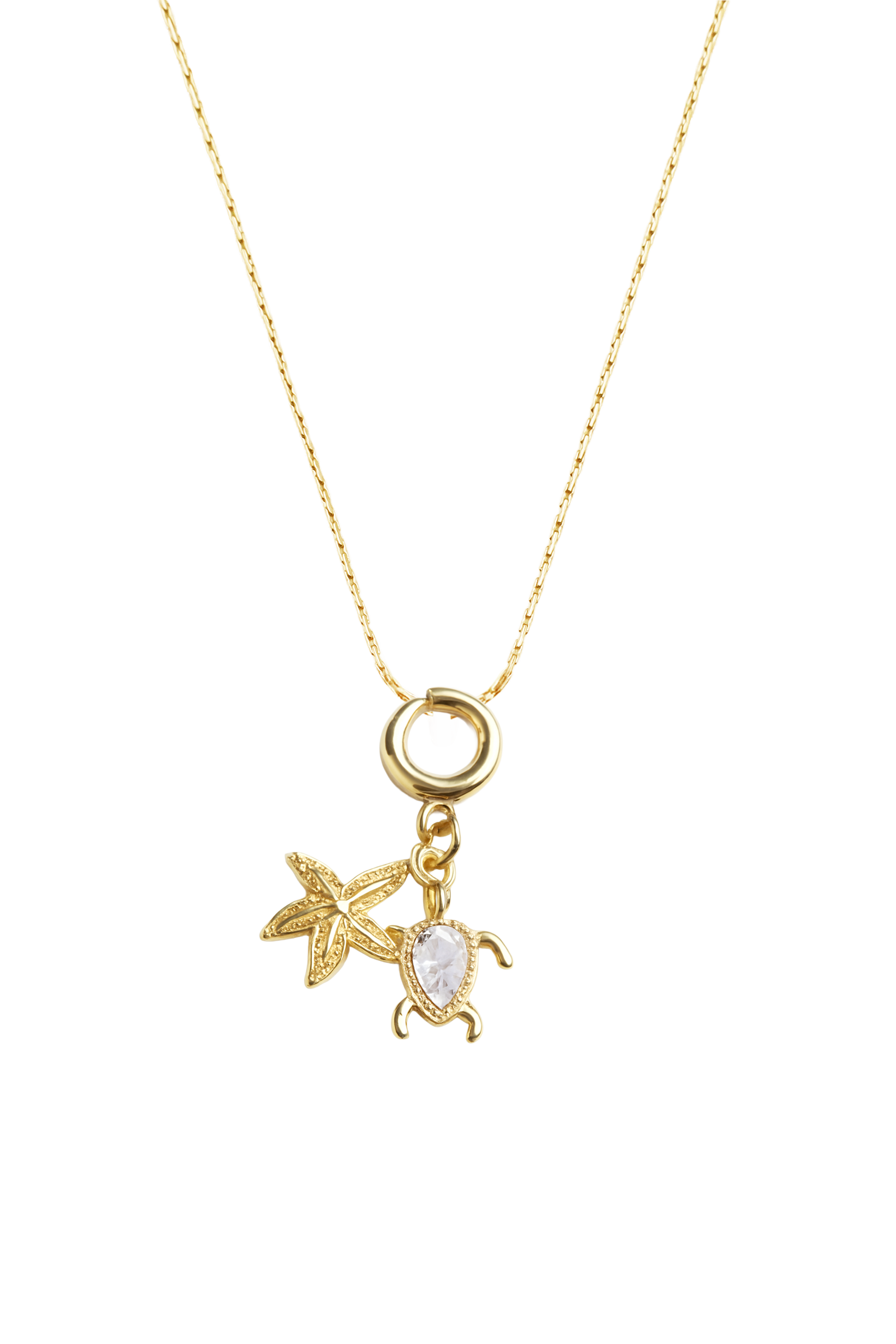 The Classy Glow Crown Shell Necklace