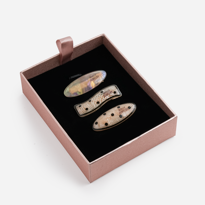 Gift Set Hair Clip-Black&White Dote