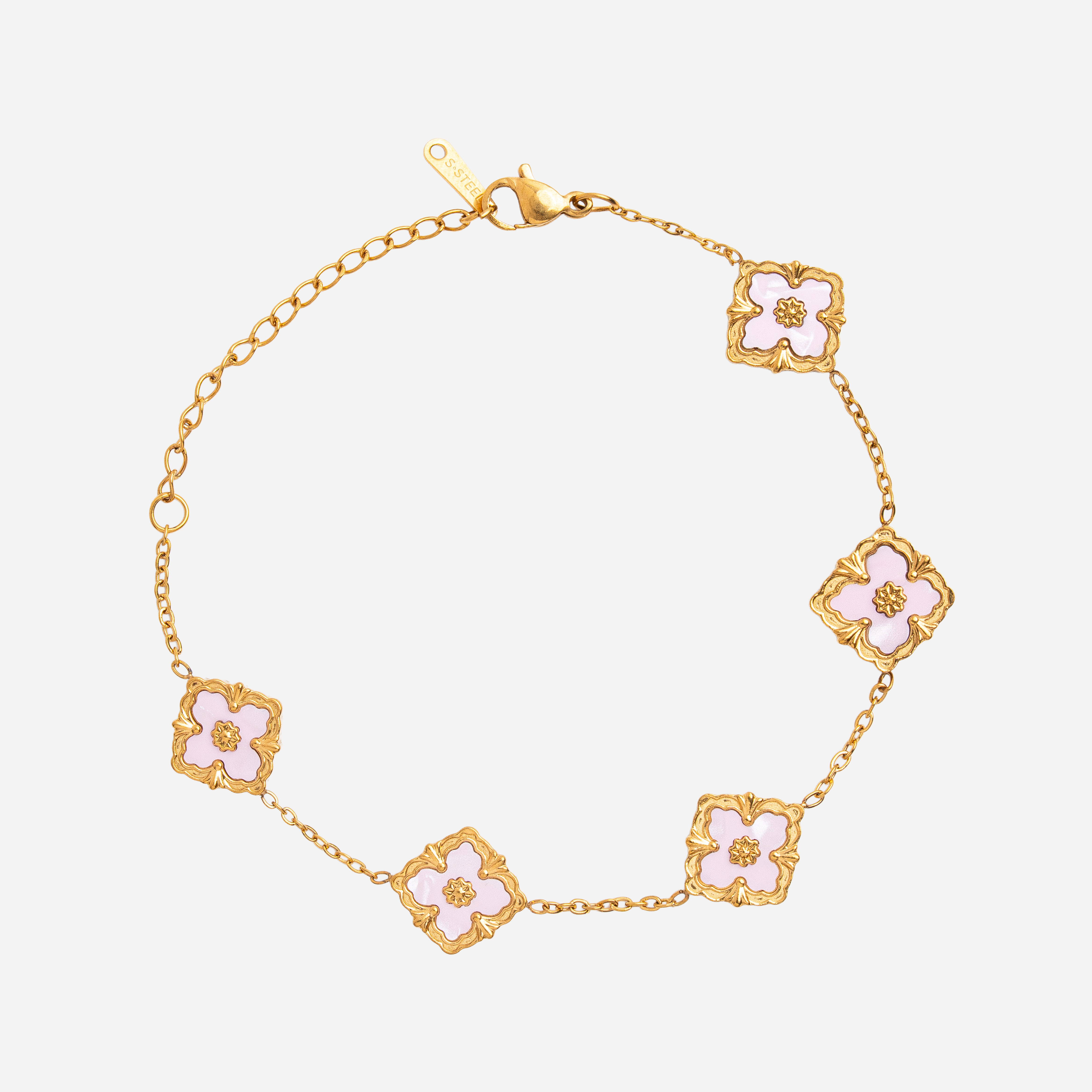 Molly Jewelry Lucky Pink Wristlet