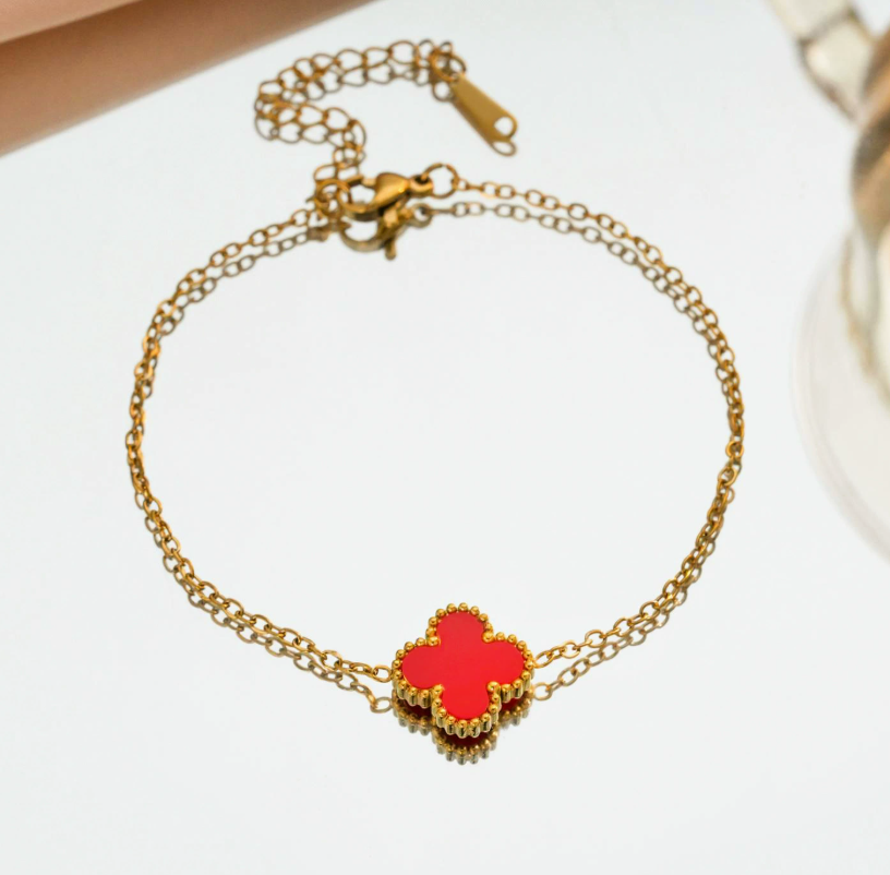 Molly Jewelry-Single Pendant-Bracelet-Red