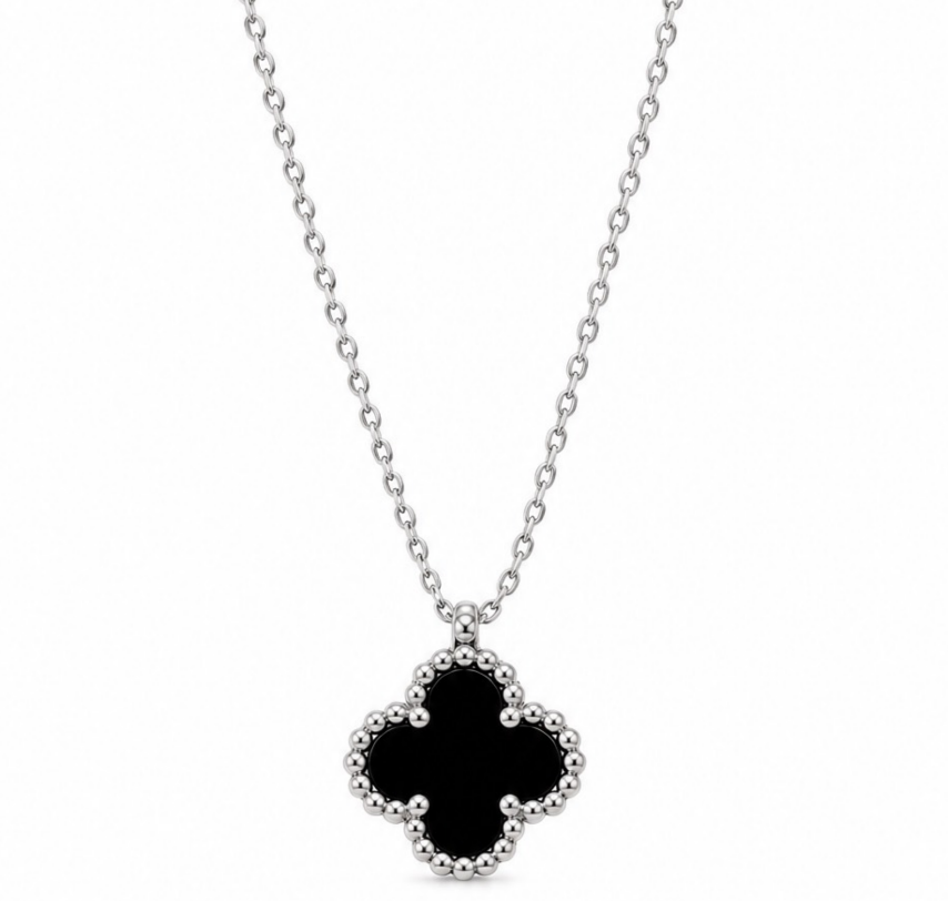 Molly Jewelry-Eternal Bloom Black -Necklace-SV