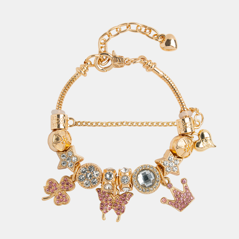 Molly Charm Crystal Butterfly Gold