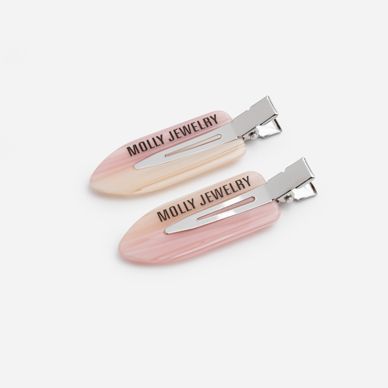 Backstage Glow Hair Clip-Baby Pink