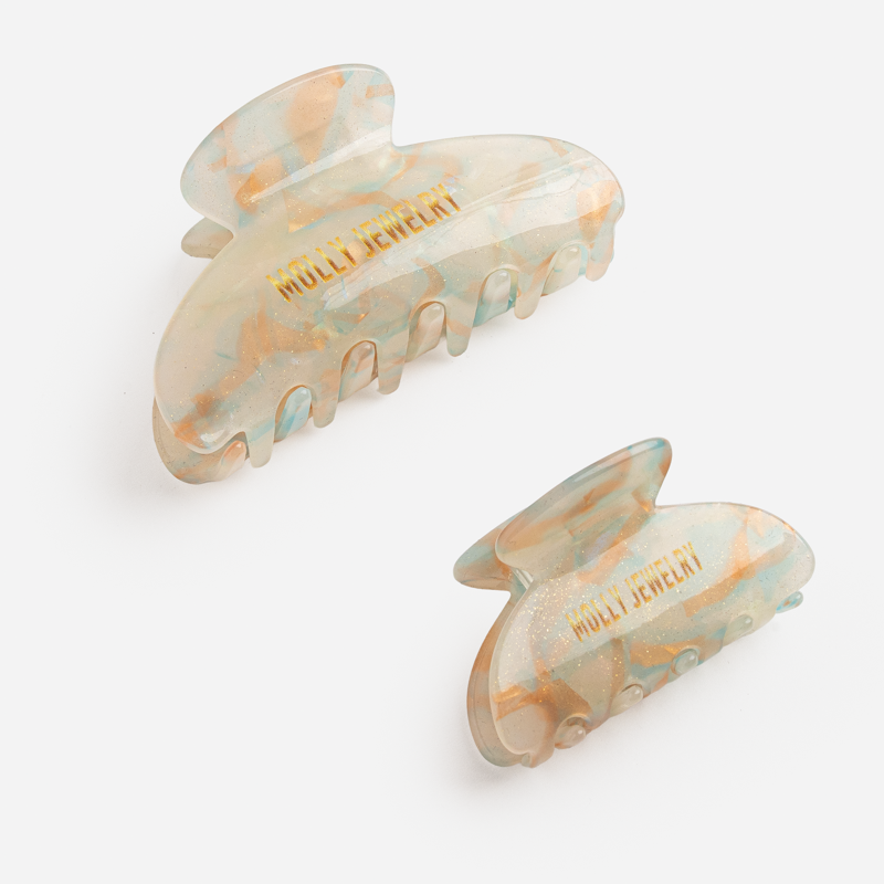 Molly Jewelry-Mini classic de hair claw clip Set-Ivy