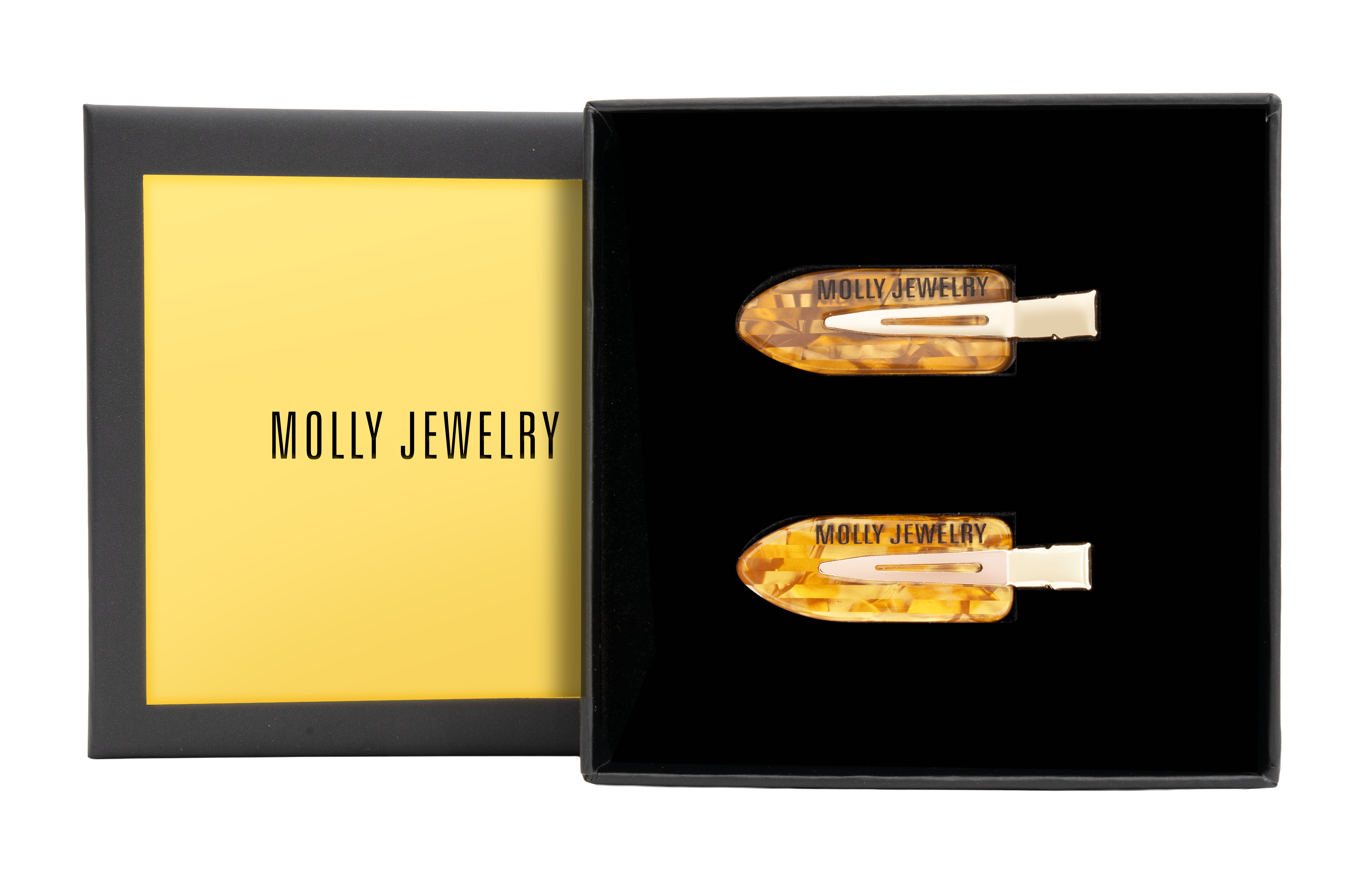 Backstage Glow Hair Clip-Golden Gem