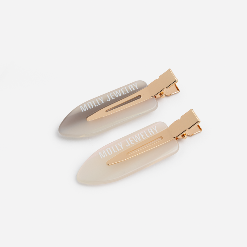 Backstage Glow Hair Clip-Sand Dune