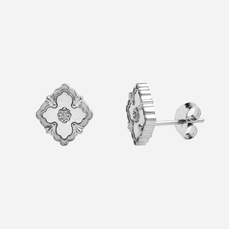 Molly Jewelry Glacial Square Studs Earring