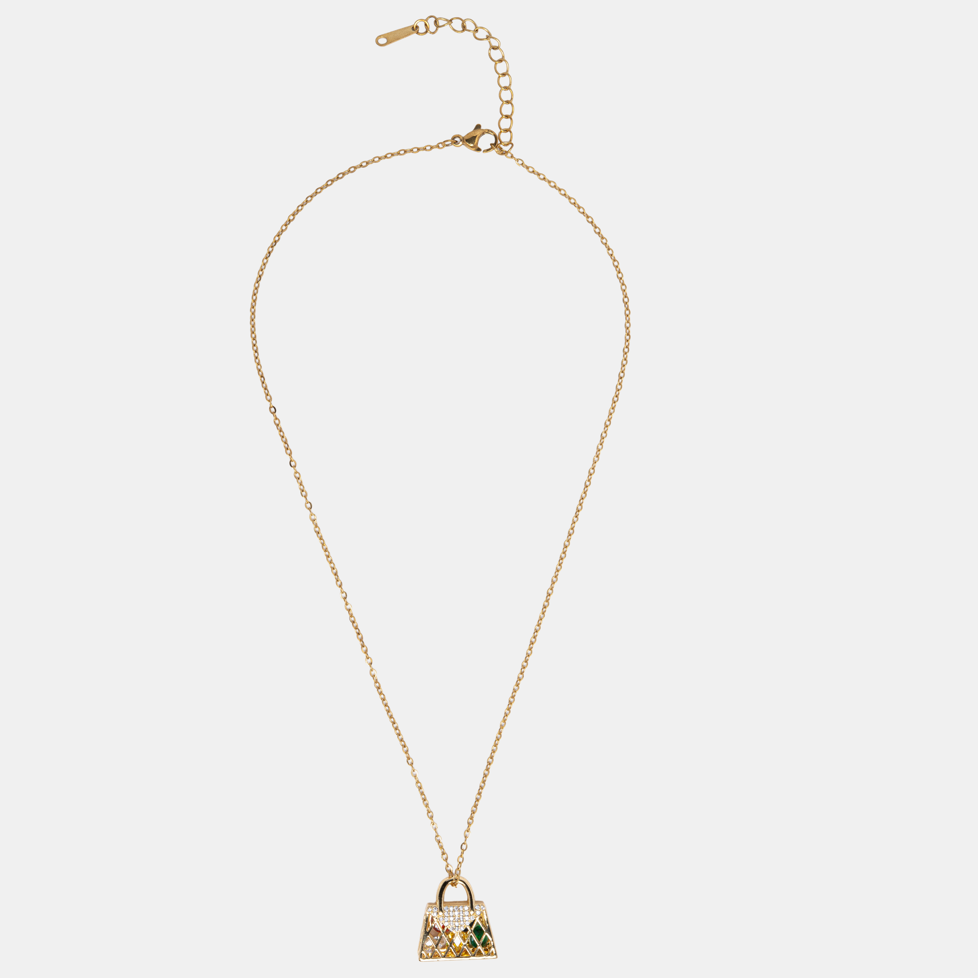 Molly Belle Handbag -Necklace -Gold