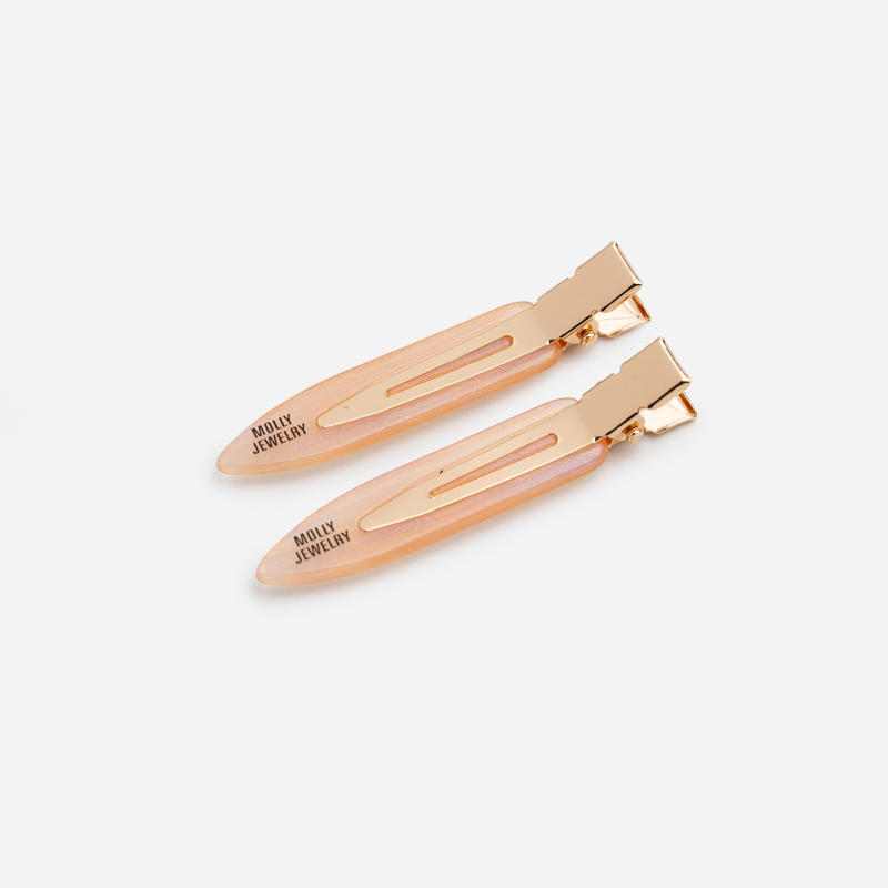 Backstage Mini Glow Hair Clip-Butter Gold