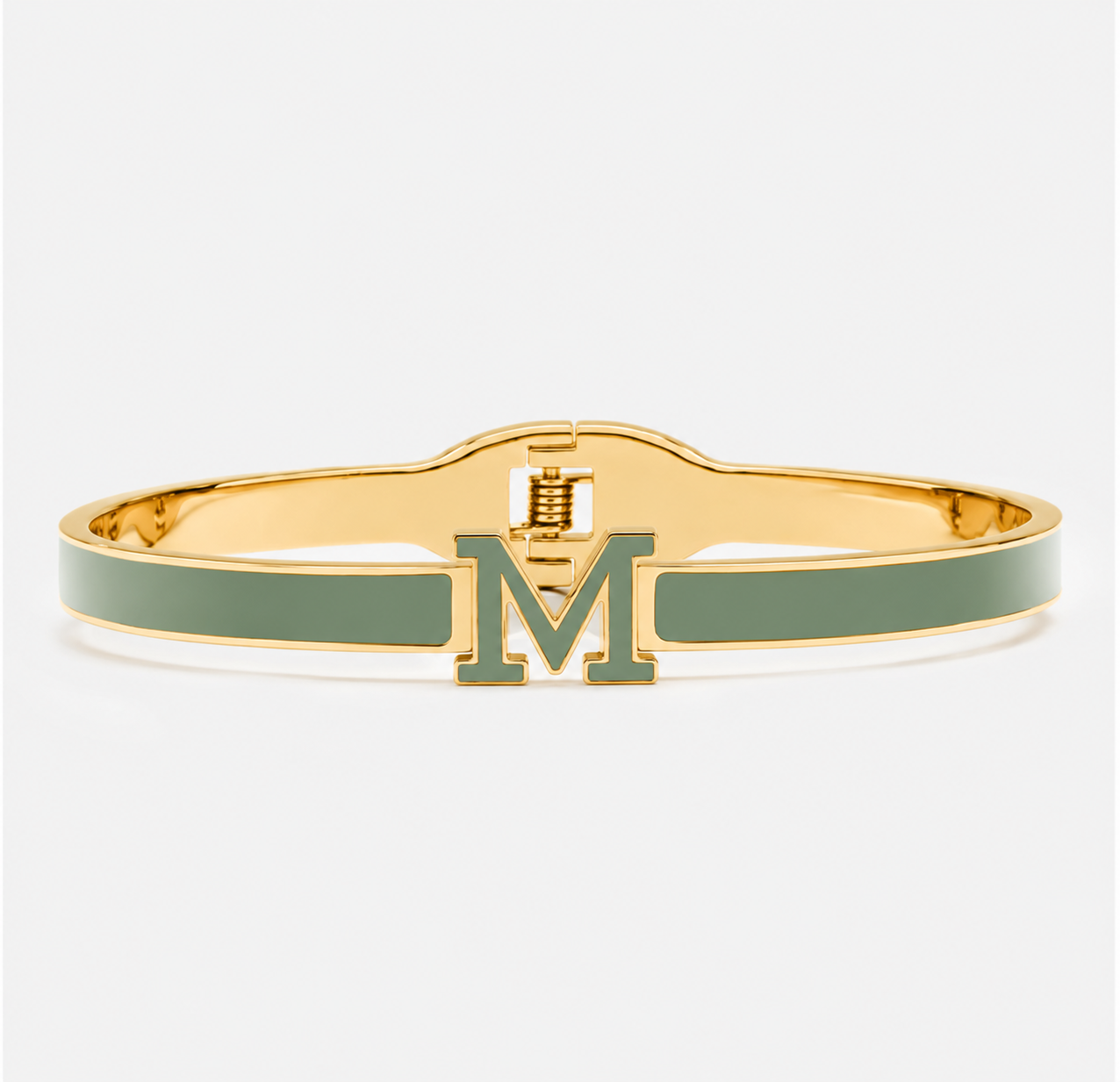 Molly M-Link Bracelet -Gold-Green