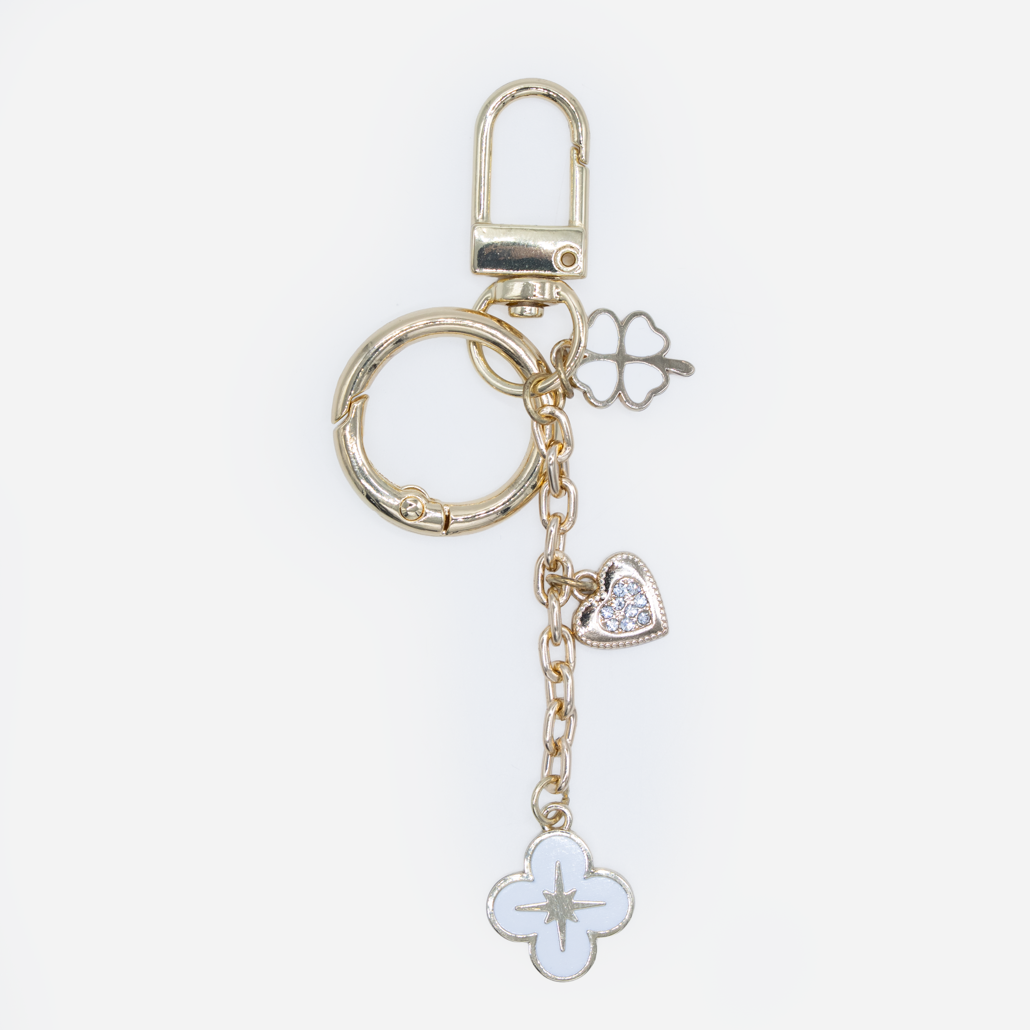 Wish Clover Key Holders-White