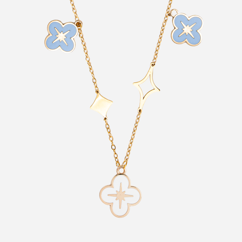 The Classy Glow Star Flower Necklace