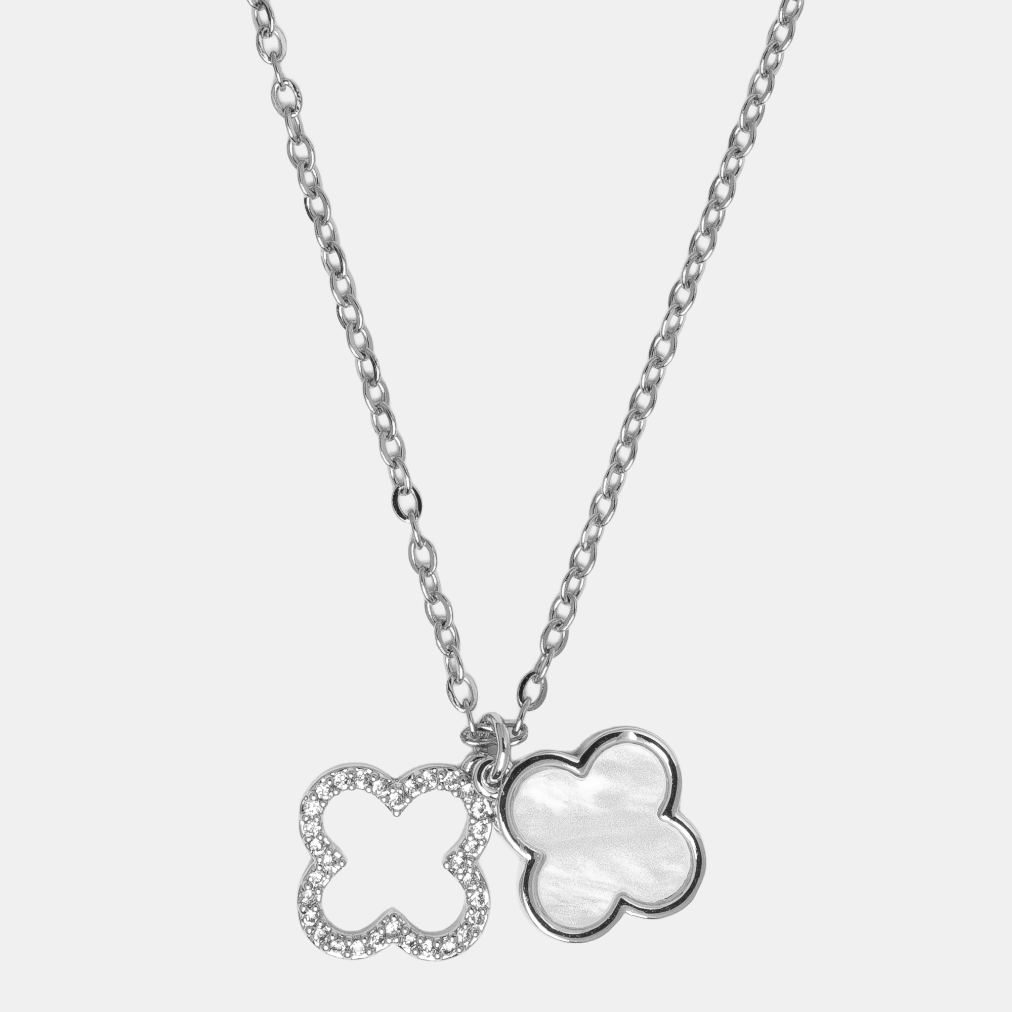 Molly Twin Duo -Necklace -Sliver