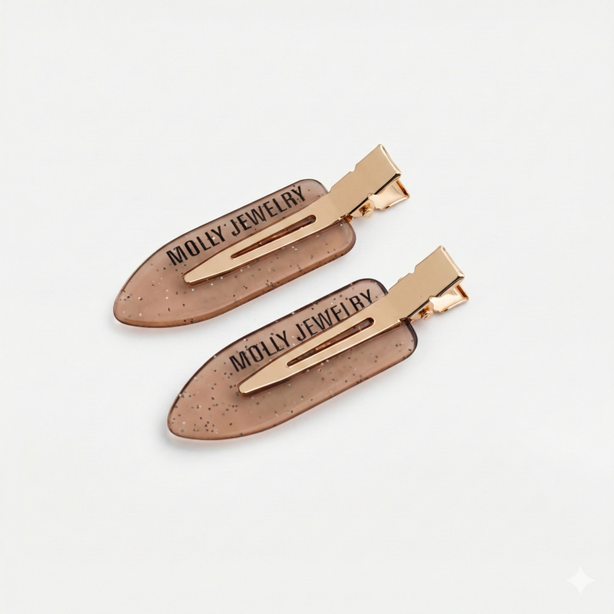 Backstage Glow Hair Clip-Cork Wood