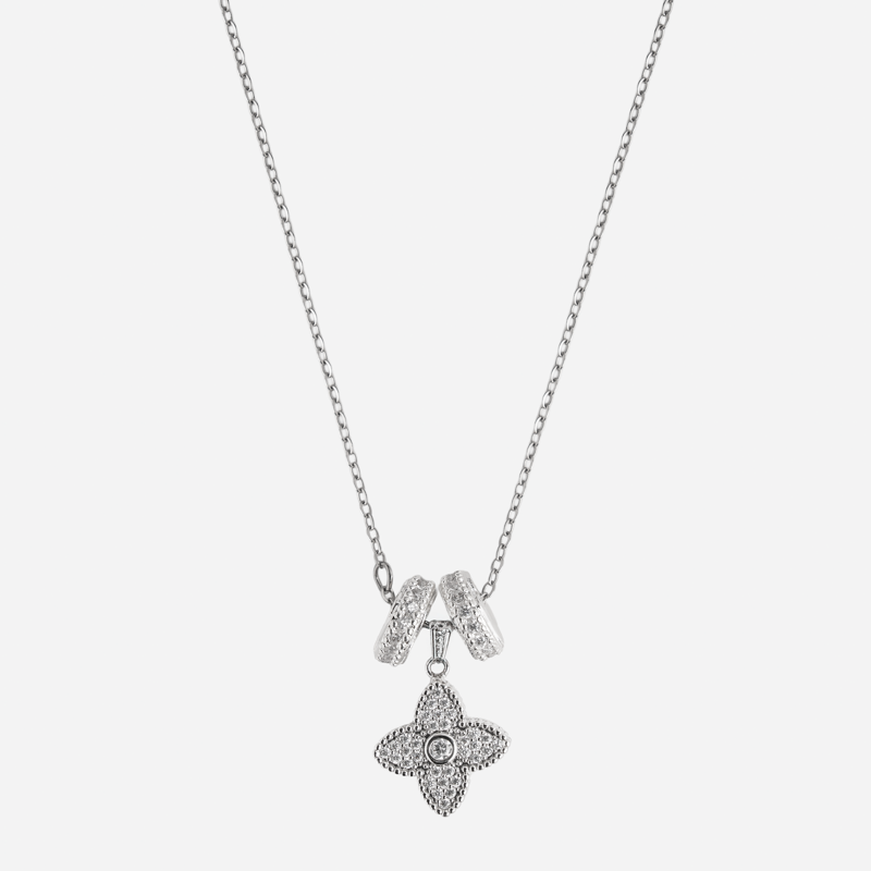 Molly Jewelry Vera Bloom Necklace (Silver)