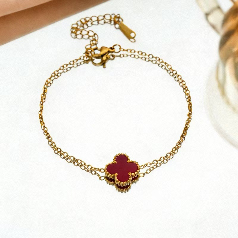 Molly Jewelry-Single Pendant-Bracelet-Wine