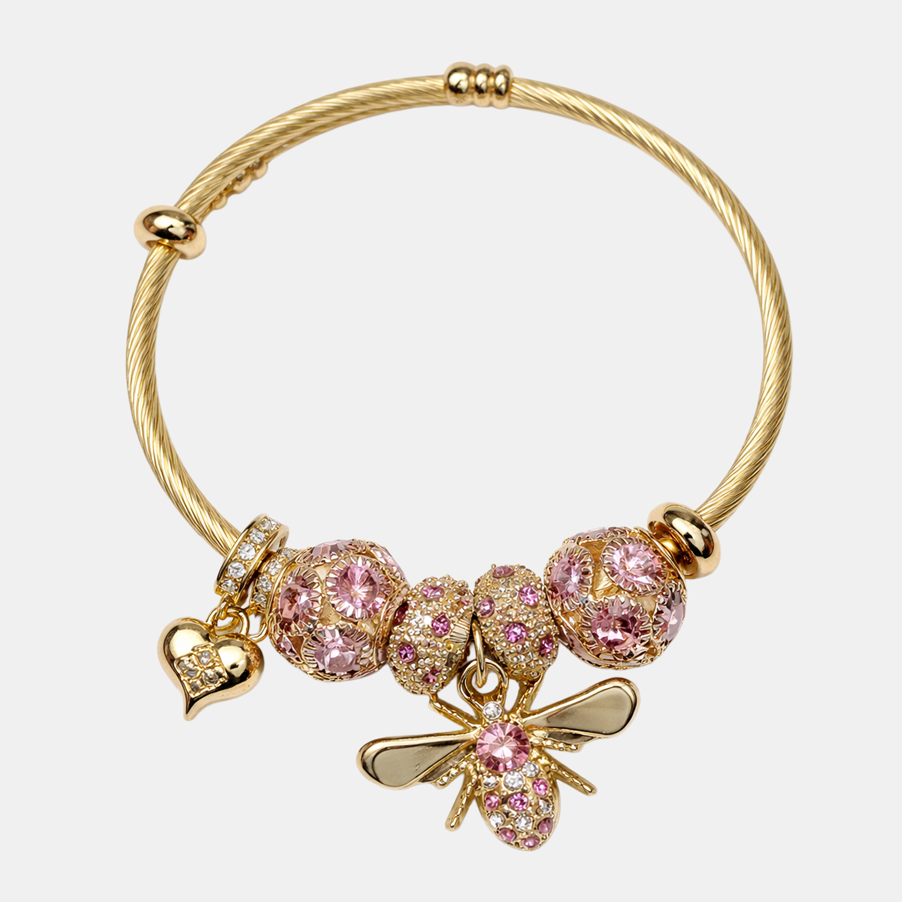 Molly Charm Gold Cup Cake