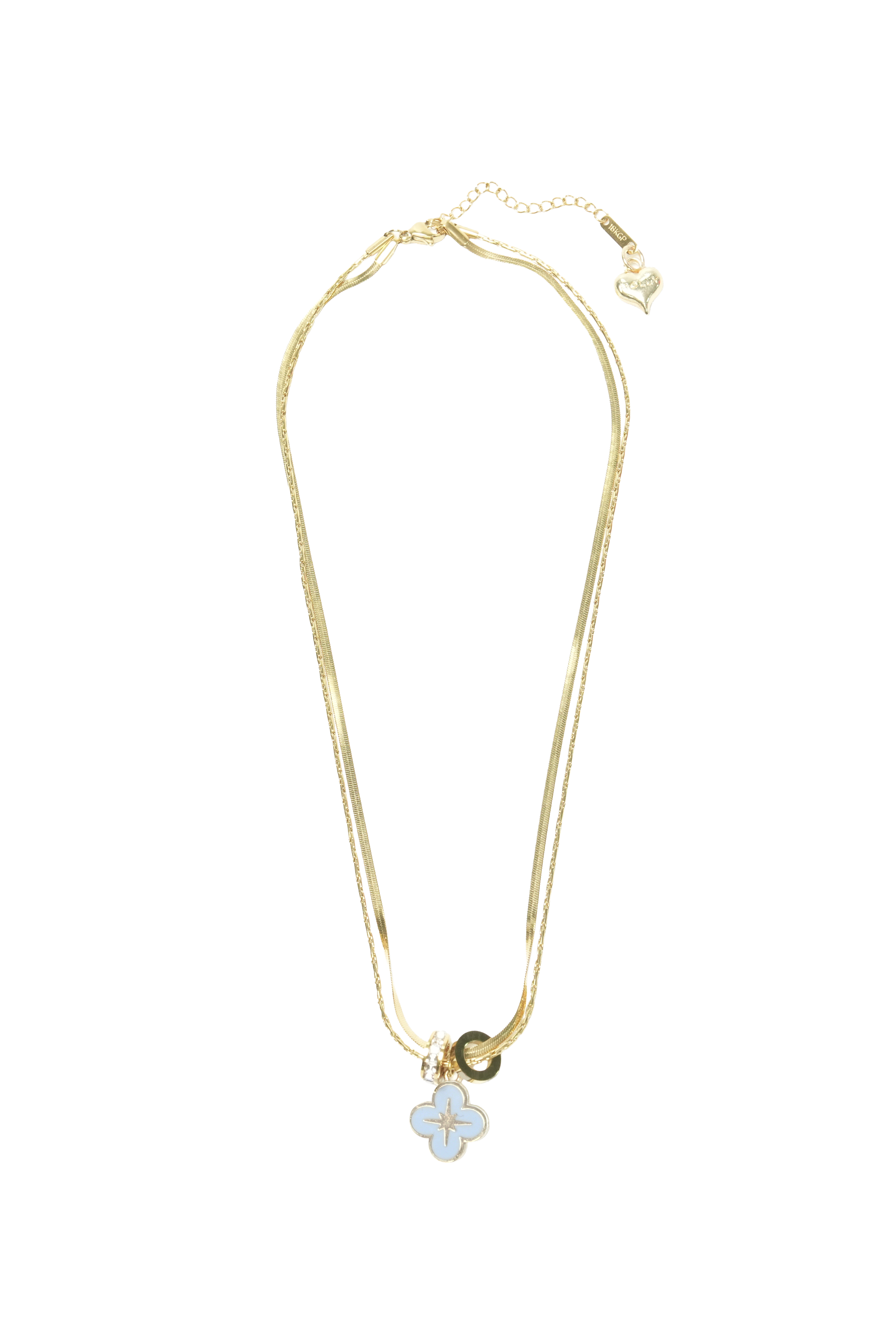 The Classy Layered Celeste Bloom necklace