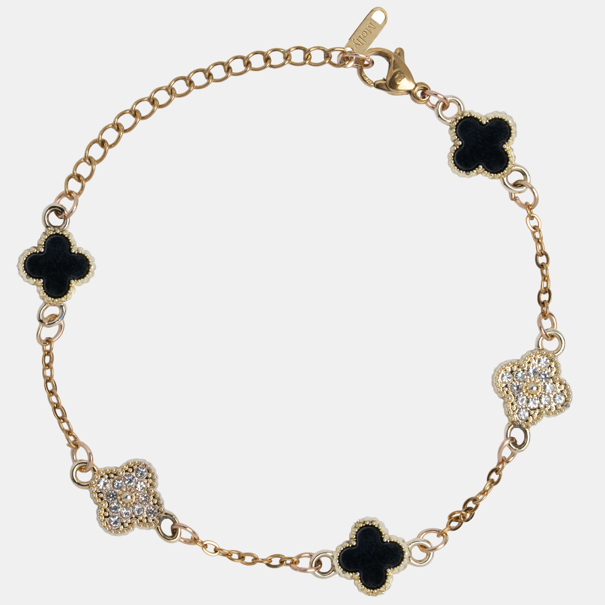 Molly Garden  Mini Bracelet-Gold-Black