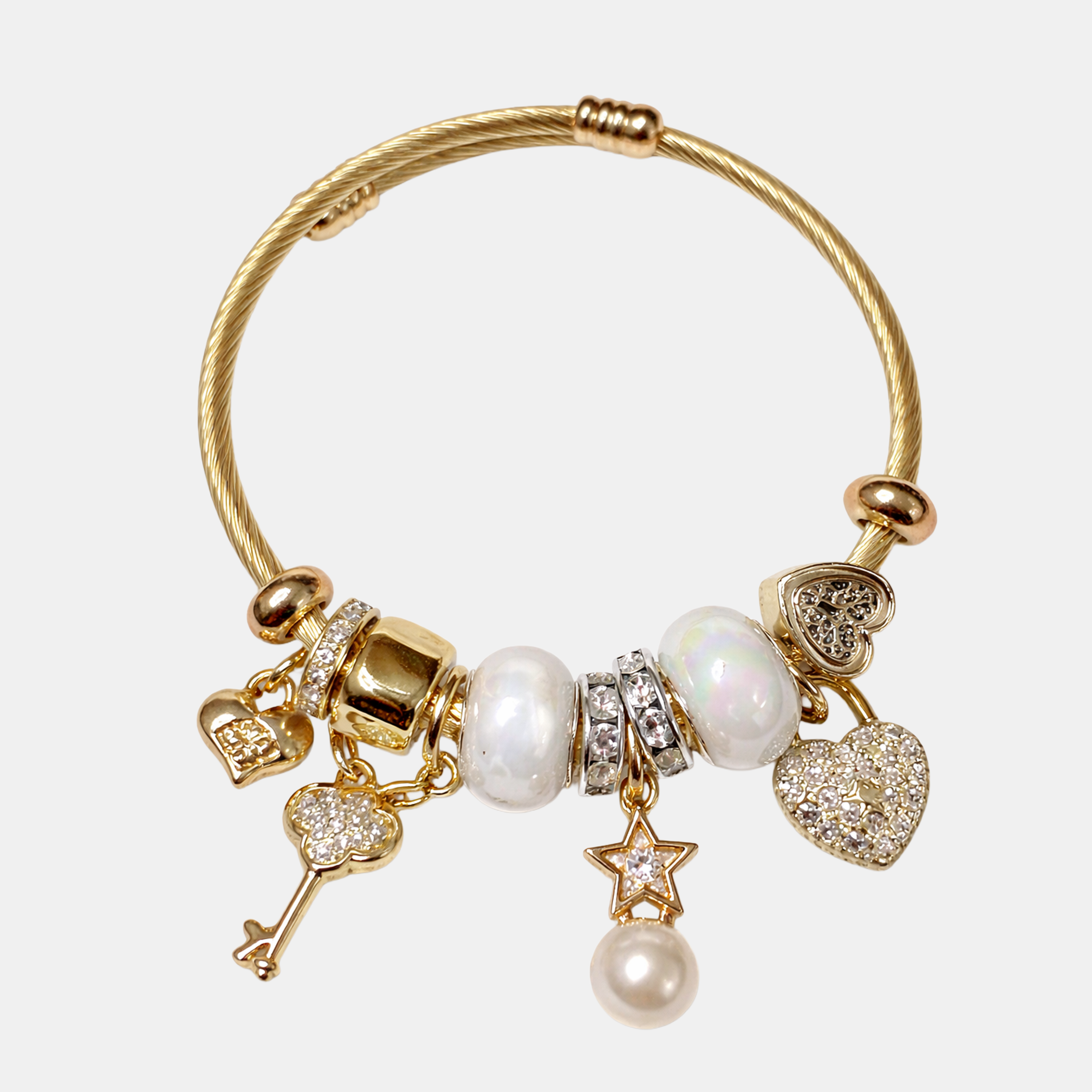 Molly Charm Gold dimond Big Bear