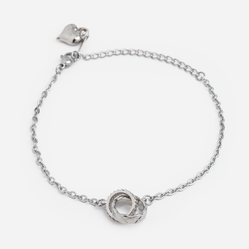 Molly Jewelry Love Knot Bracelet (Silver)