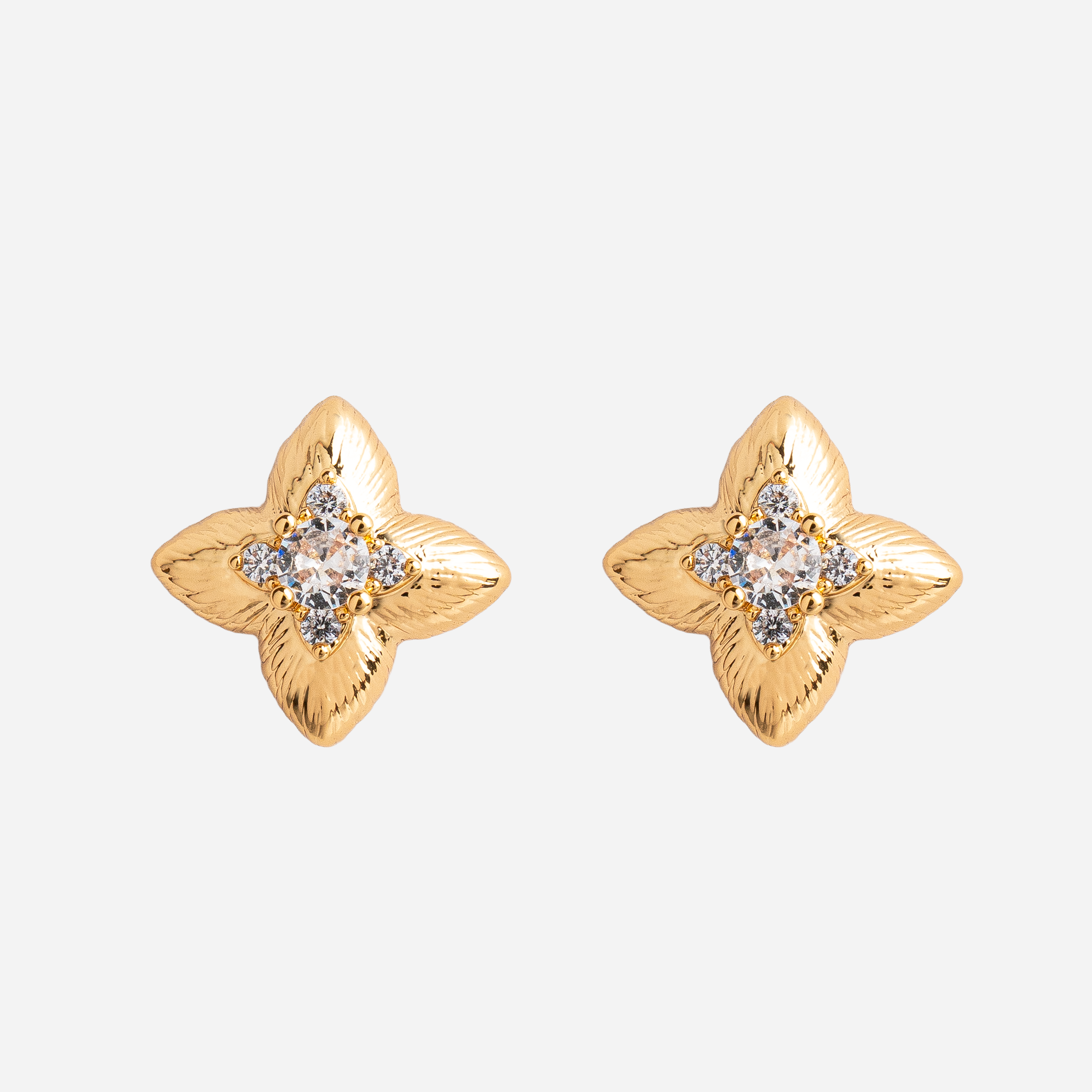 Molly Jewelry Solid Bloom Studs Earring
