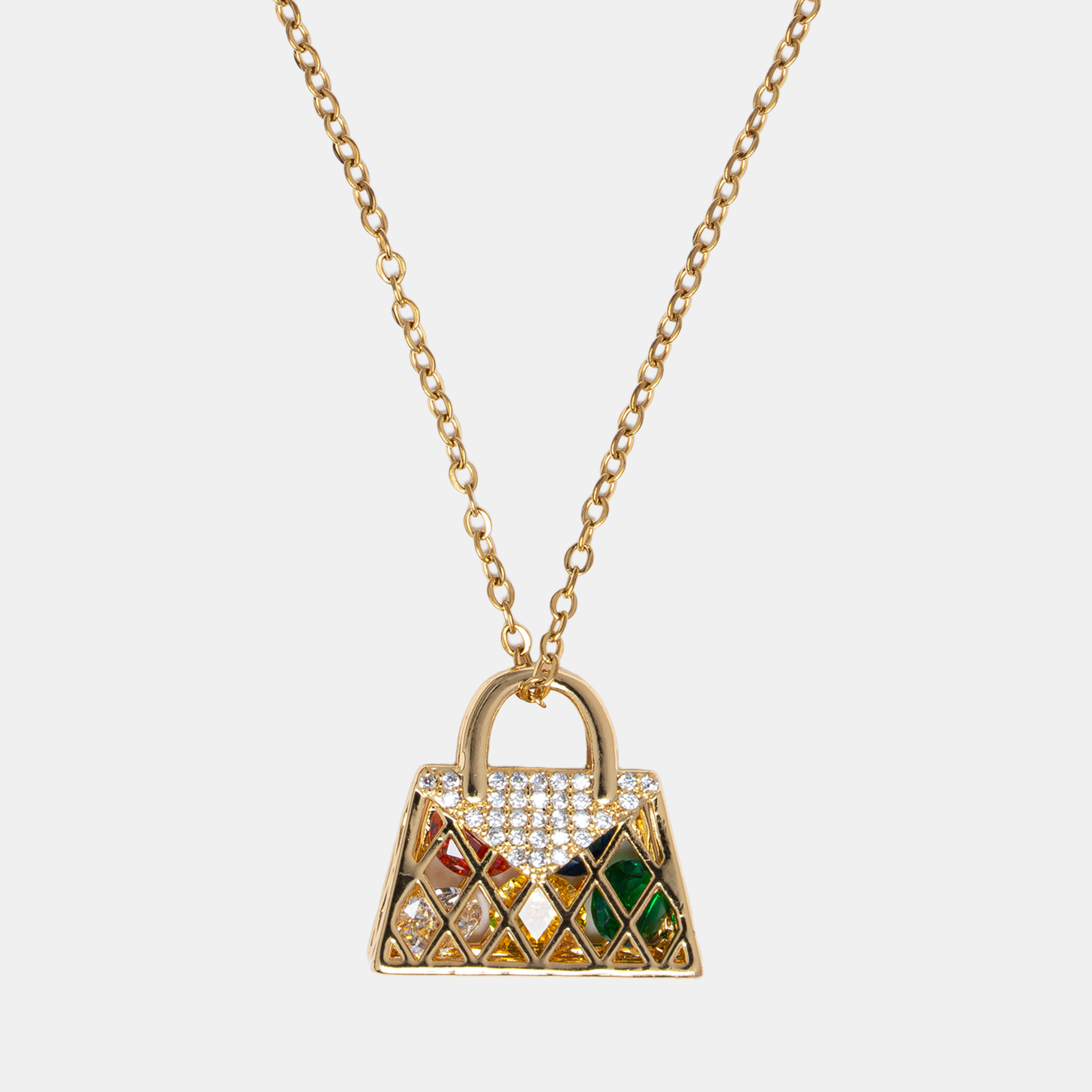 Molly Belle Handbag -Necklace -Gold