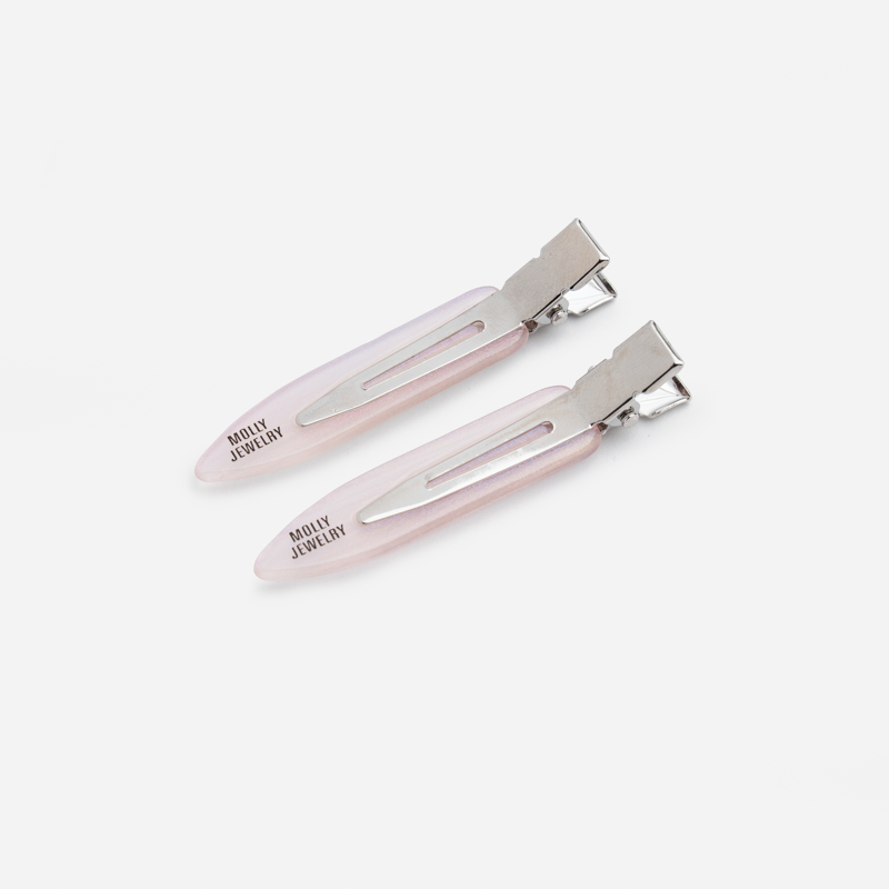 Backstage Mini Glow Hair Clip-Jelly Pink