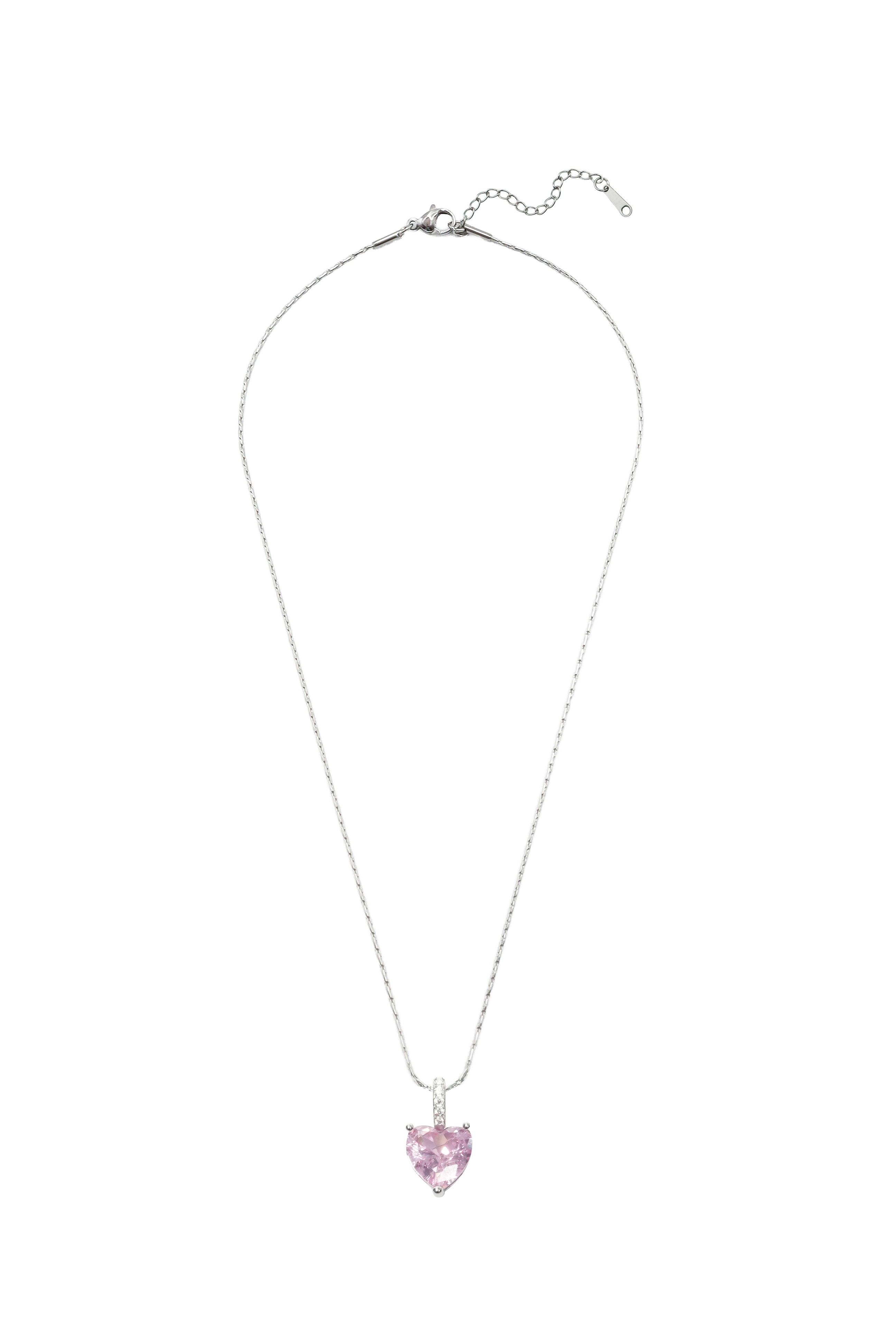The Classy Glow Glam Heart Necklace