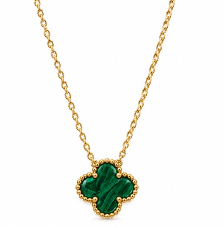 Molly Jewelry-Eternal Bloom Green-Necklace-GD