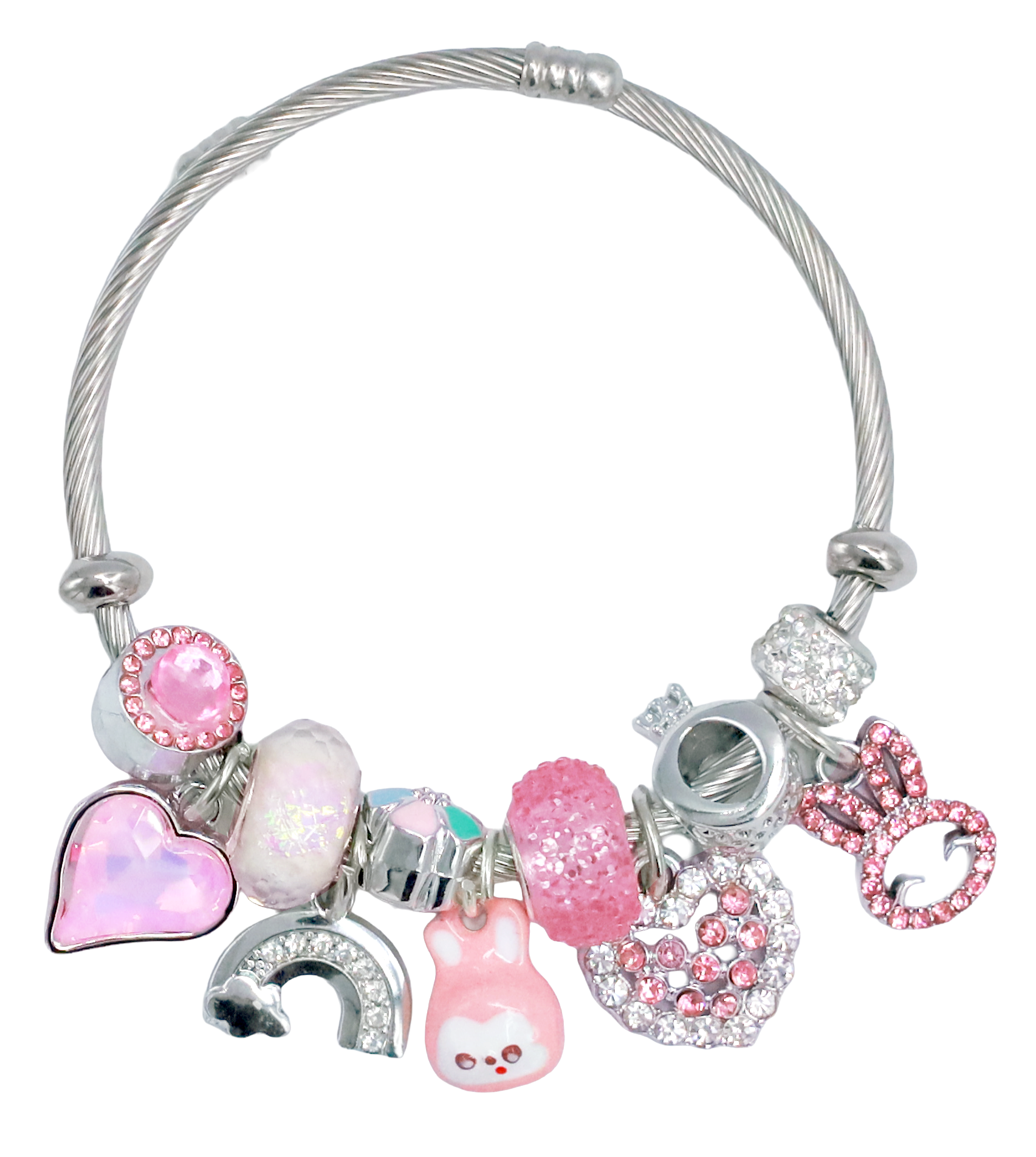 Pink Bunny Charm Garden